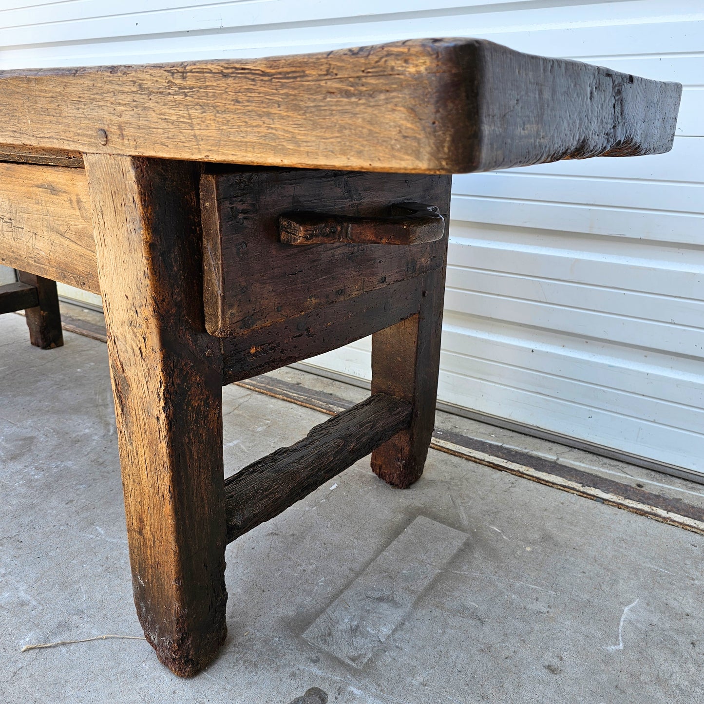 17th C. Cooks Table with Drawer