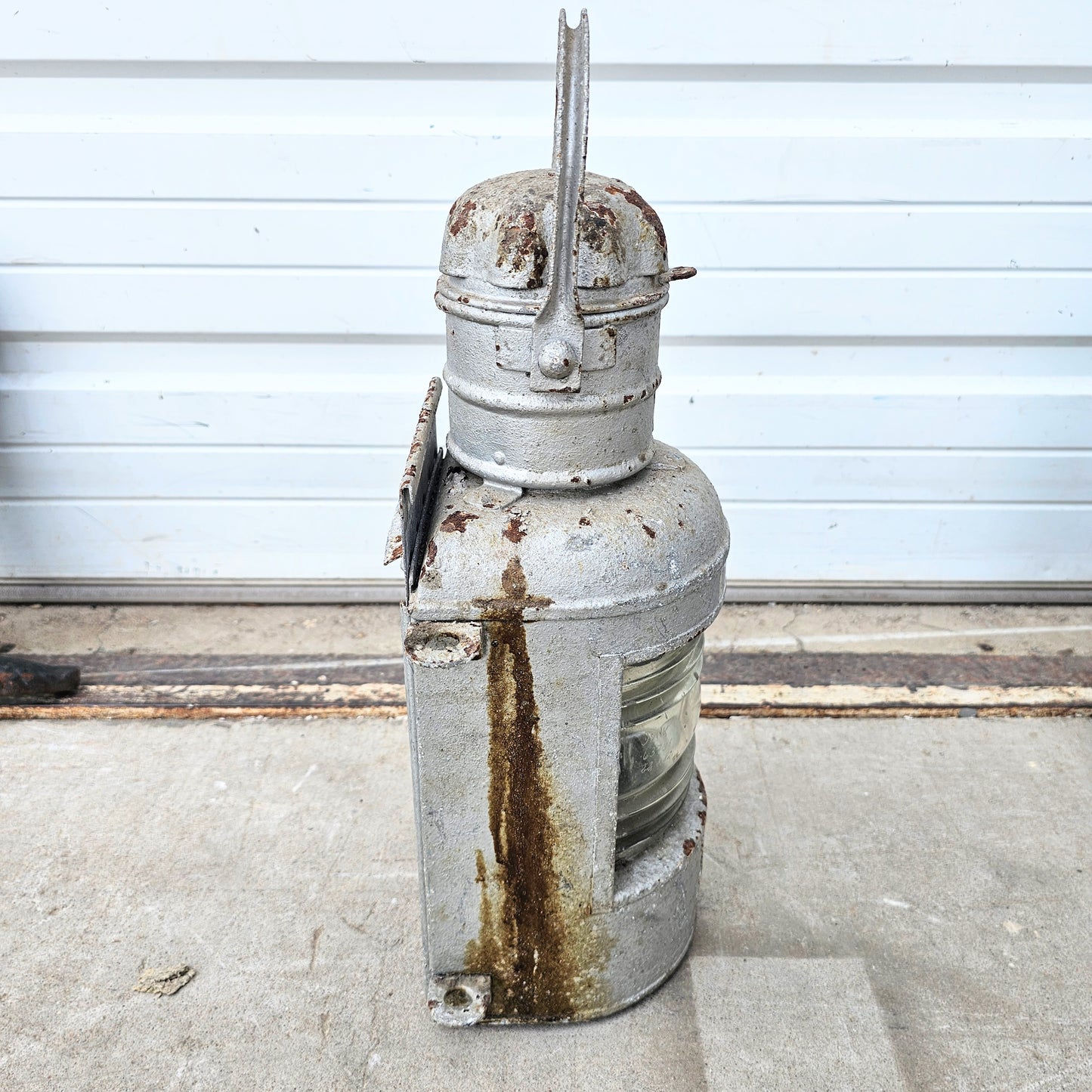 Silver Painted Nautical Lantern
