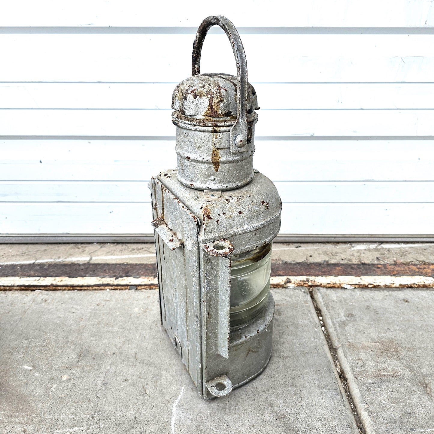 Silver Painted Nautical Lantern