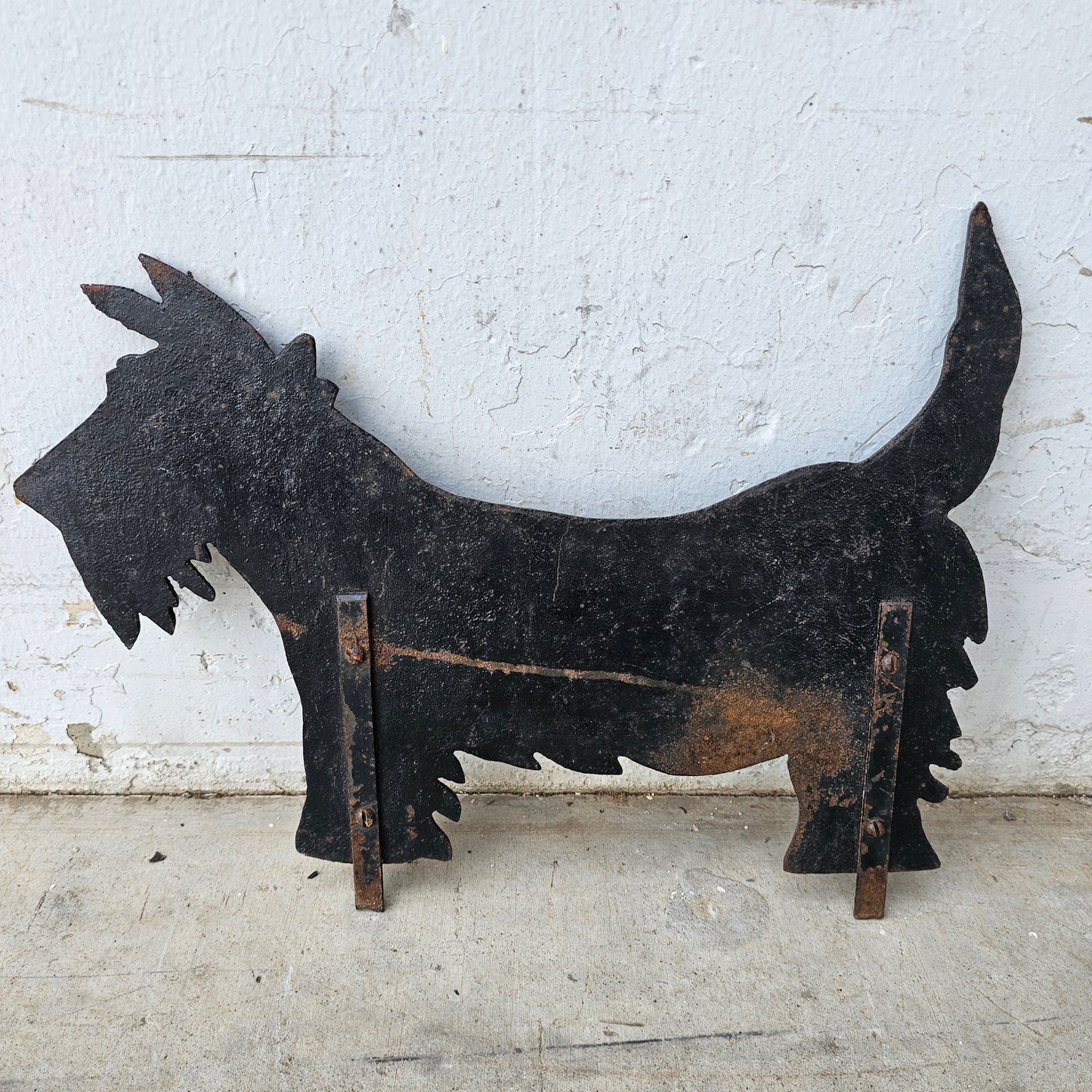 Iron Scottie Dog Address Marker