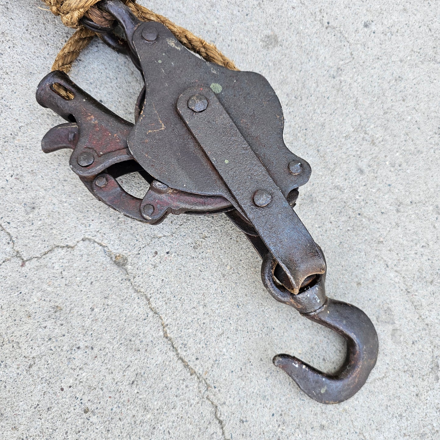 Antique Block and Tackle Pulley