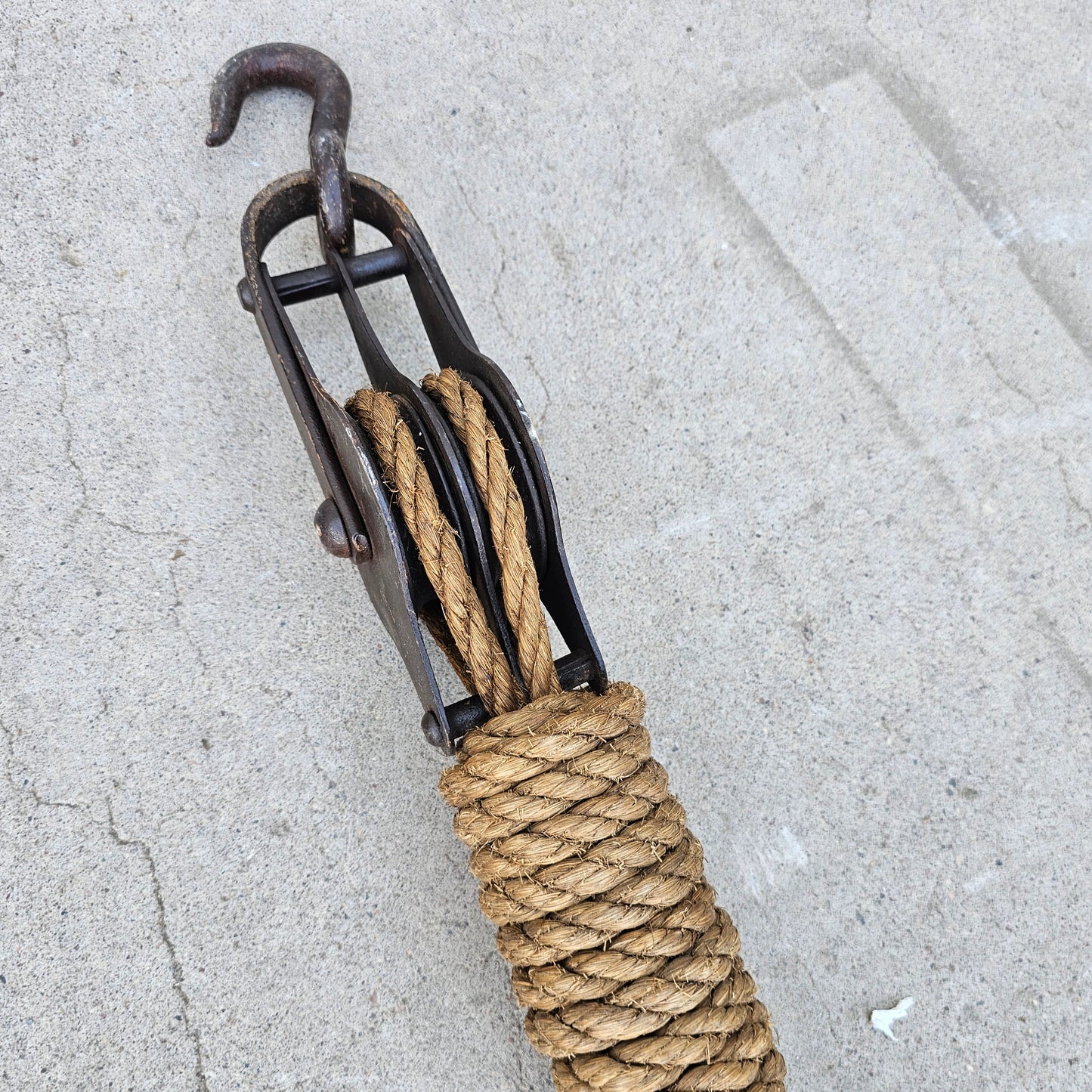 Antique Block and Tackle Pulley