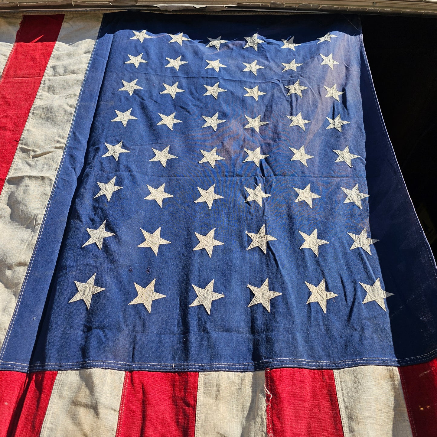 Vintage 48 Star American Flag