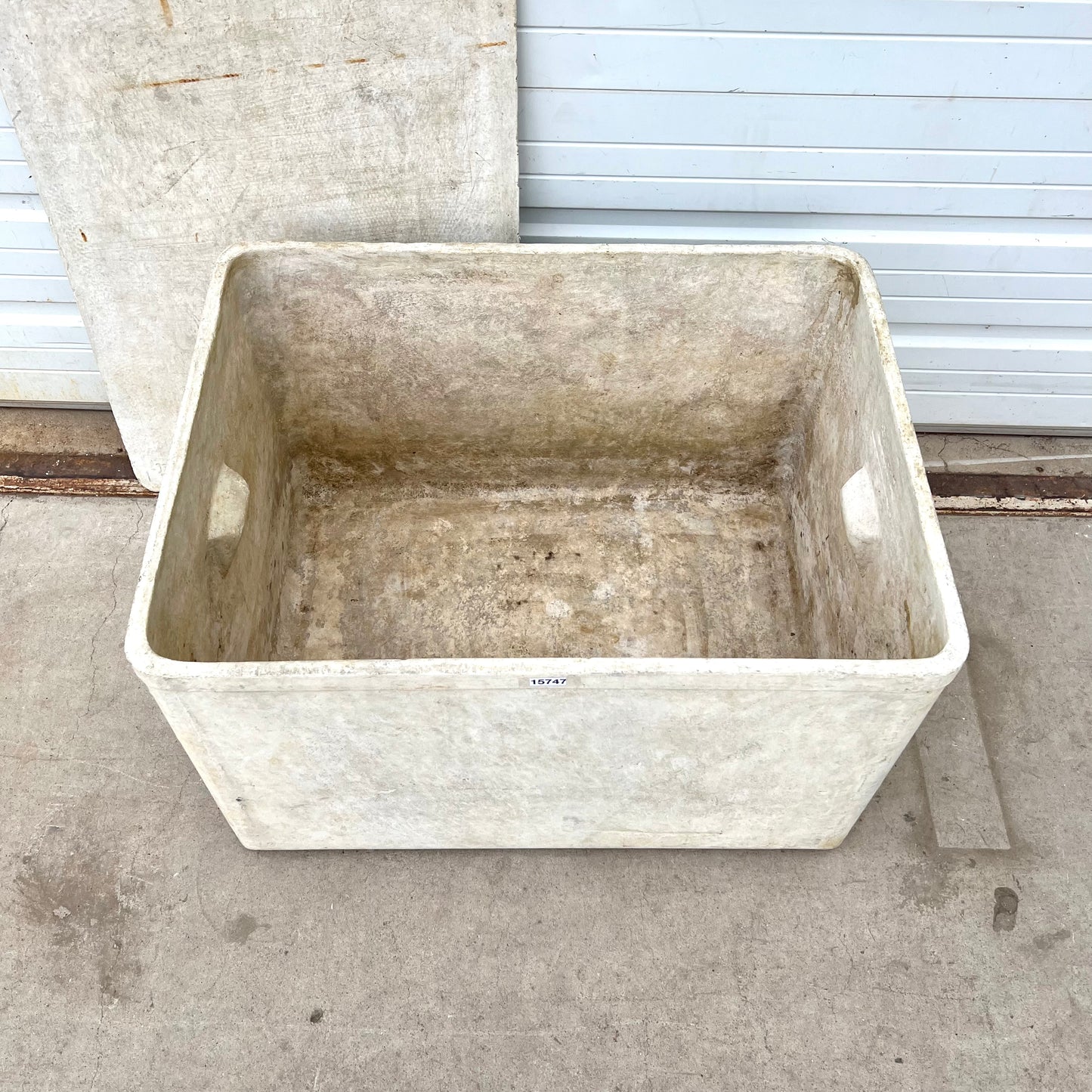 Rectangular Willy Guhl by Eternit Planter with Lid