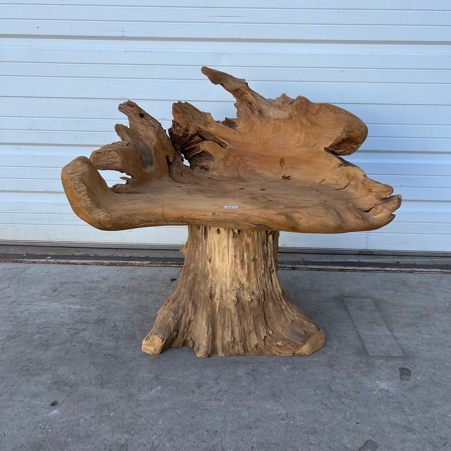 Primitive Wooden Stump/Root Chair