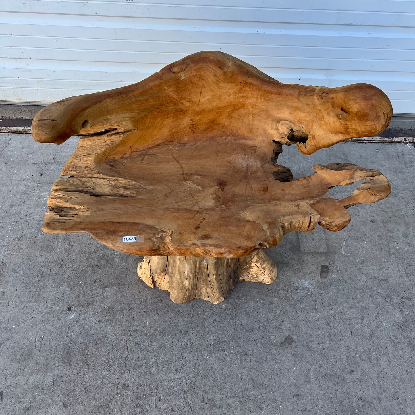 Primitive Wooden Stump/Root Chair