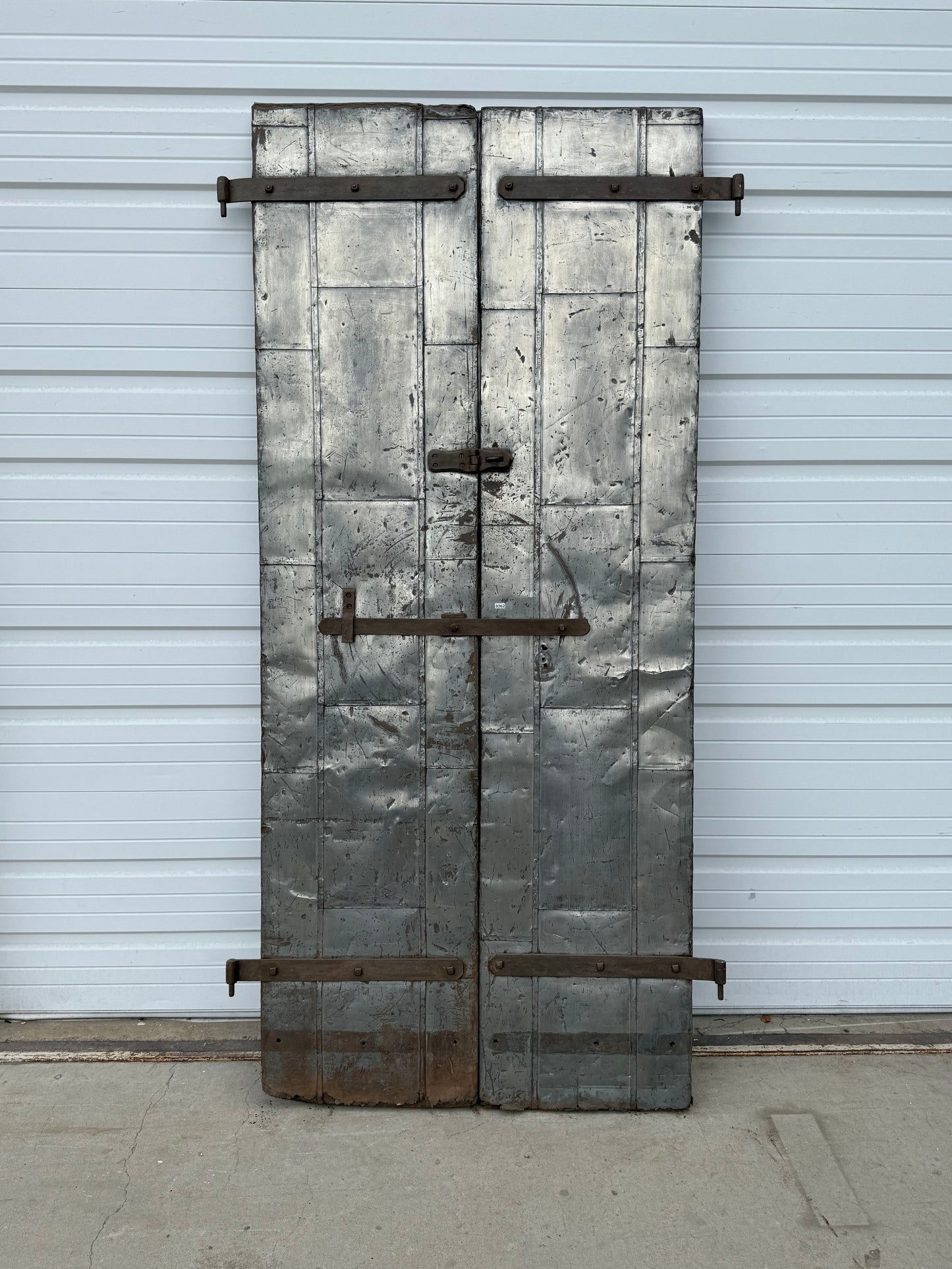 Pair of Industrial Metal Factory Shutter Doors (Large)