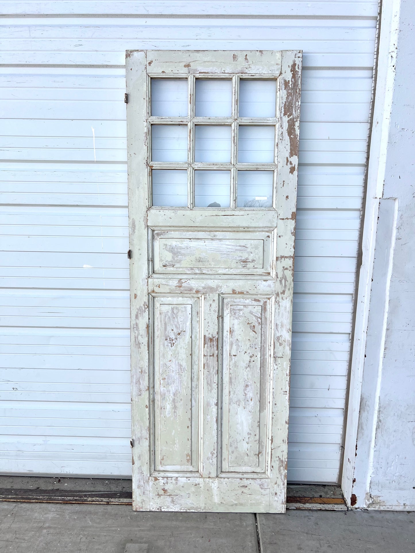 Single Painted French Door w/9 Glass Lites