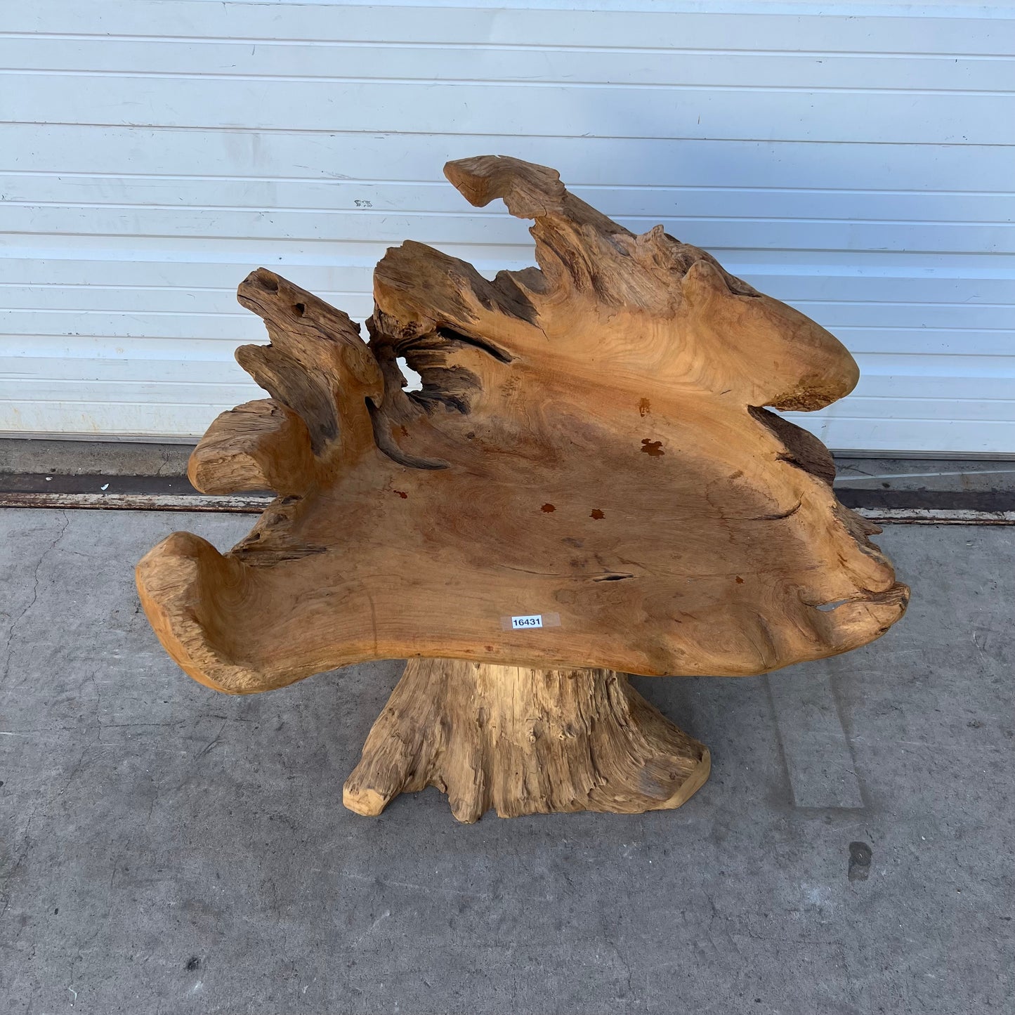 Primitive Wooden Stump/Root Chair