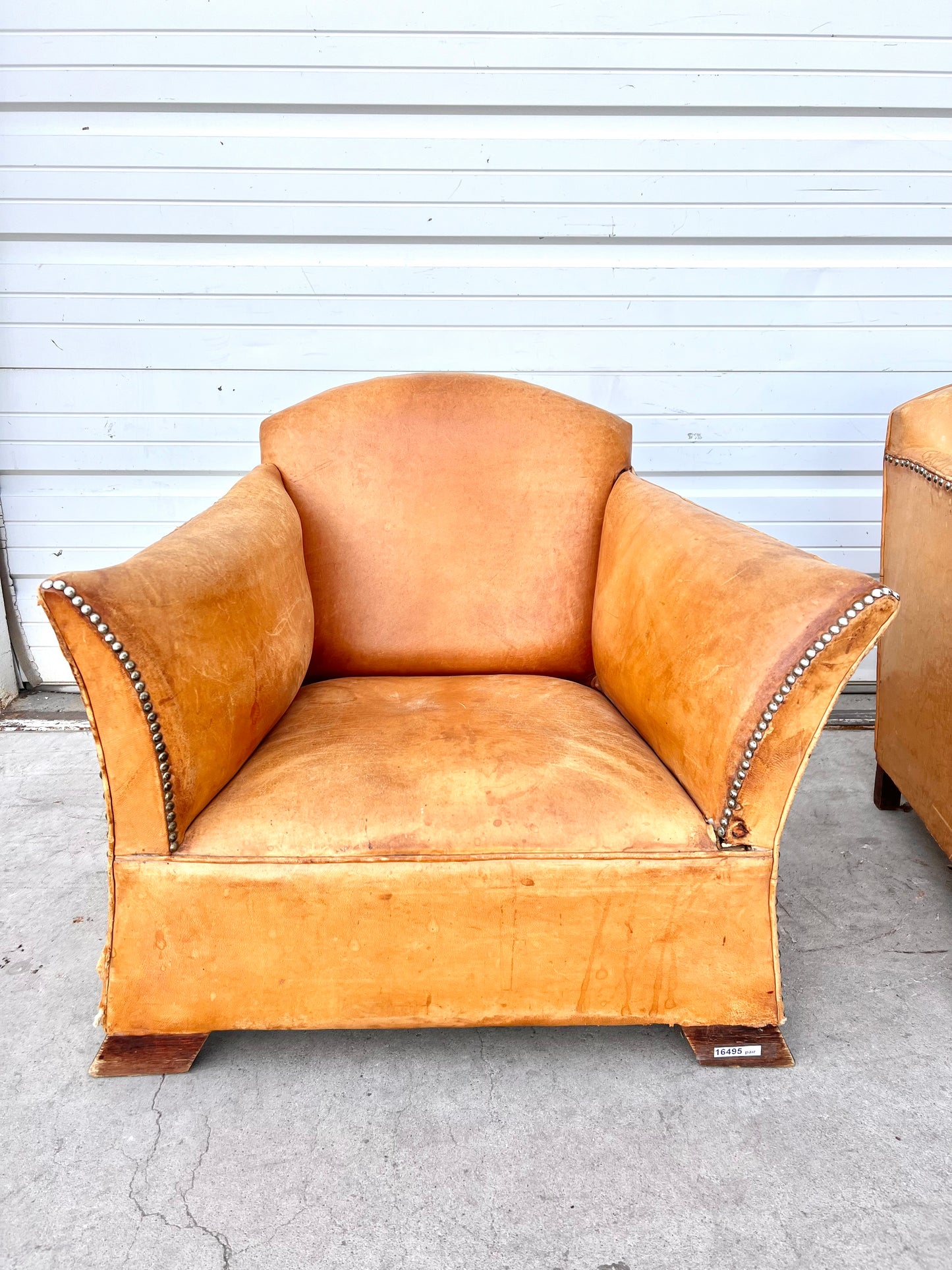 Pair of Petite French Club Chairs