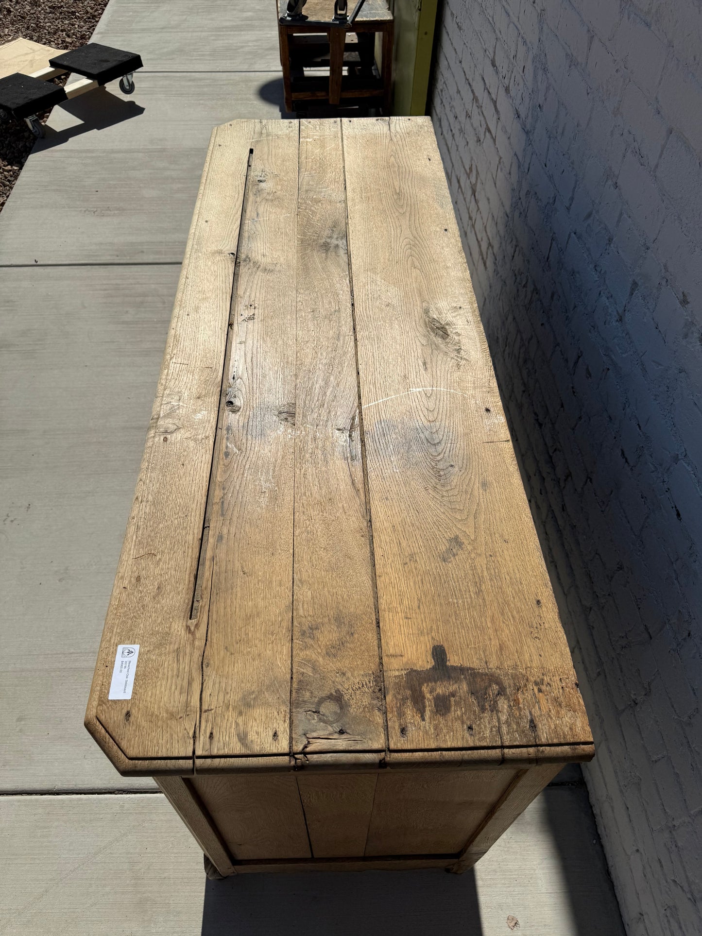 French Bleached Oak Sideboard