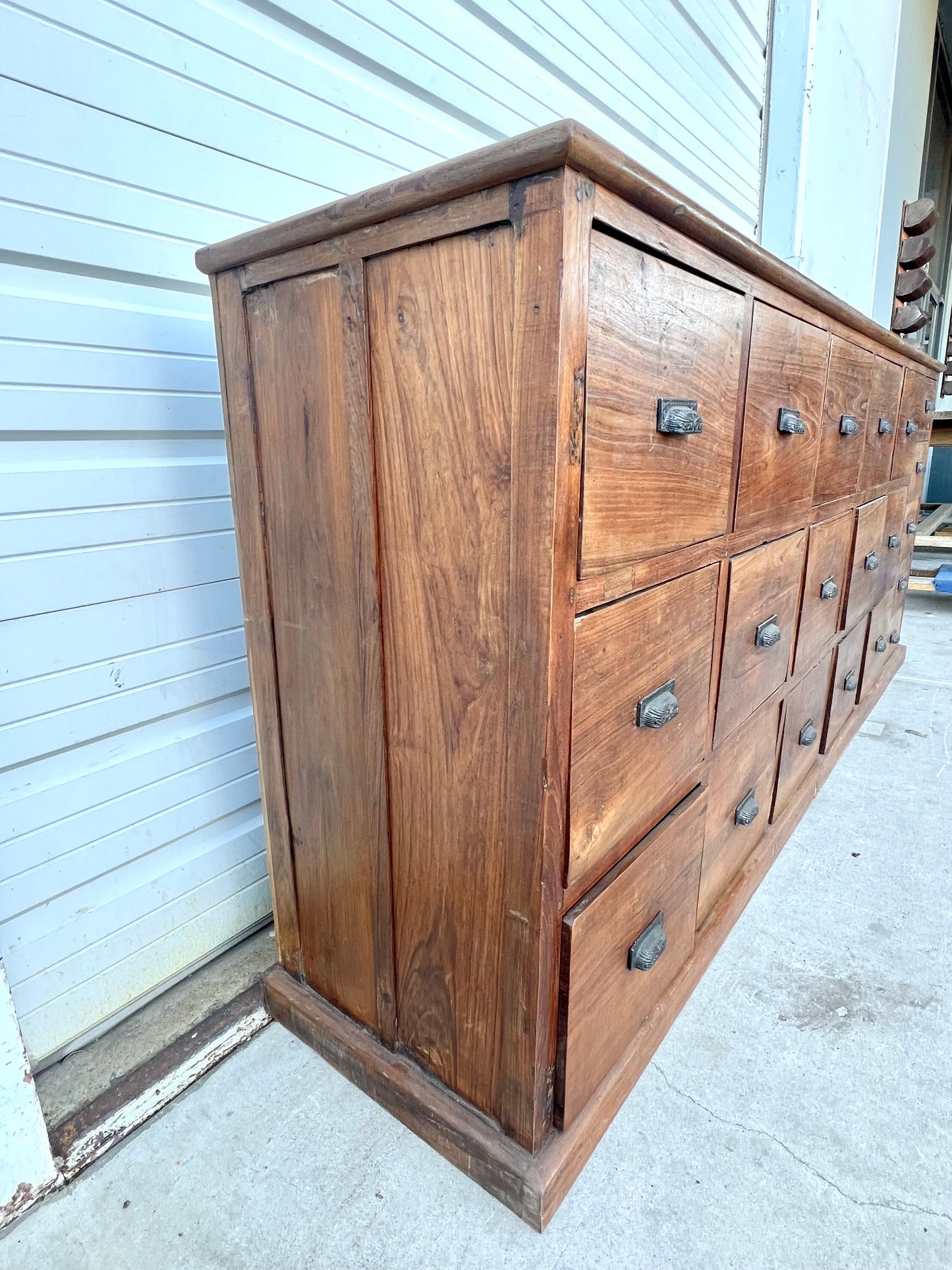 Wood Cabinet with 20 Drawers