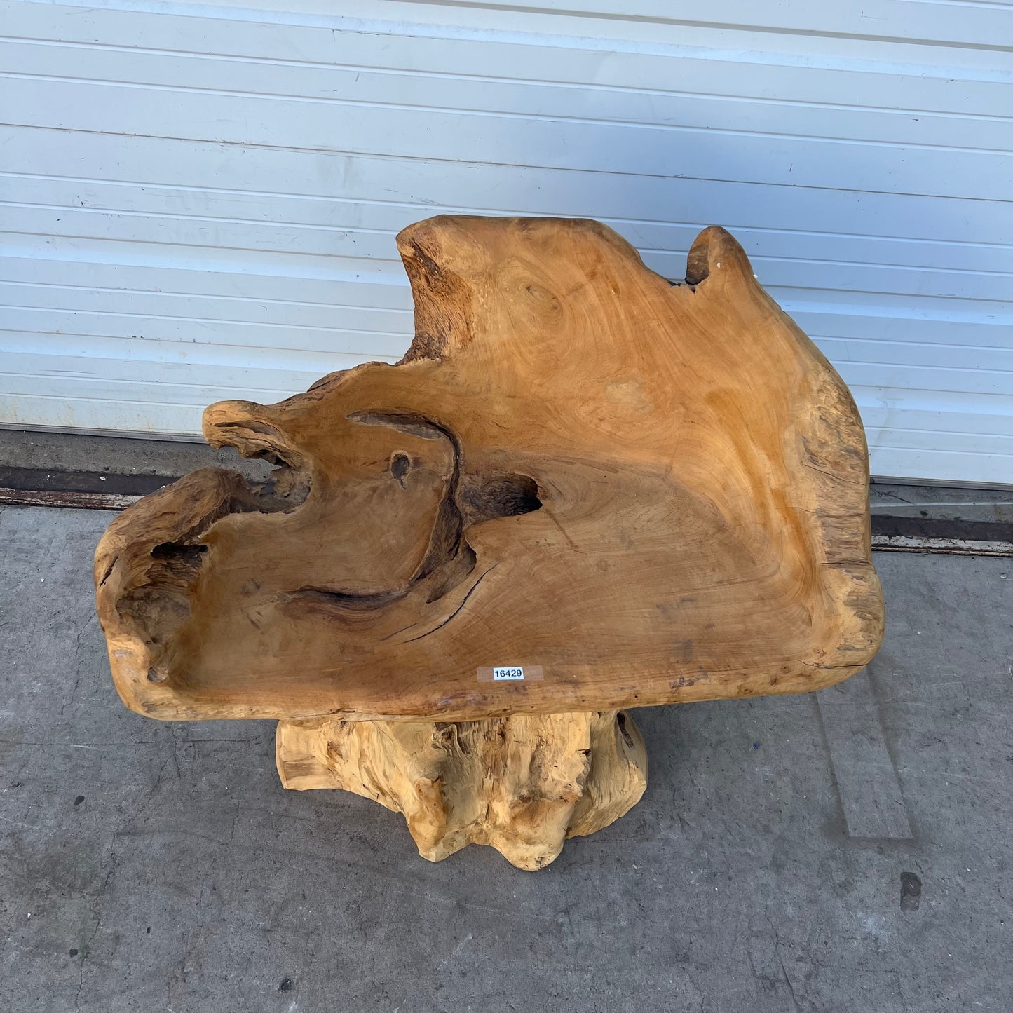 Primitive Wooden Stump/Root Chair