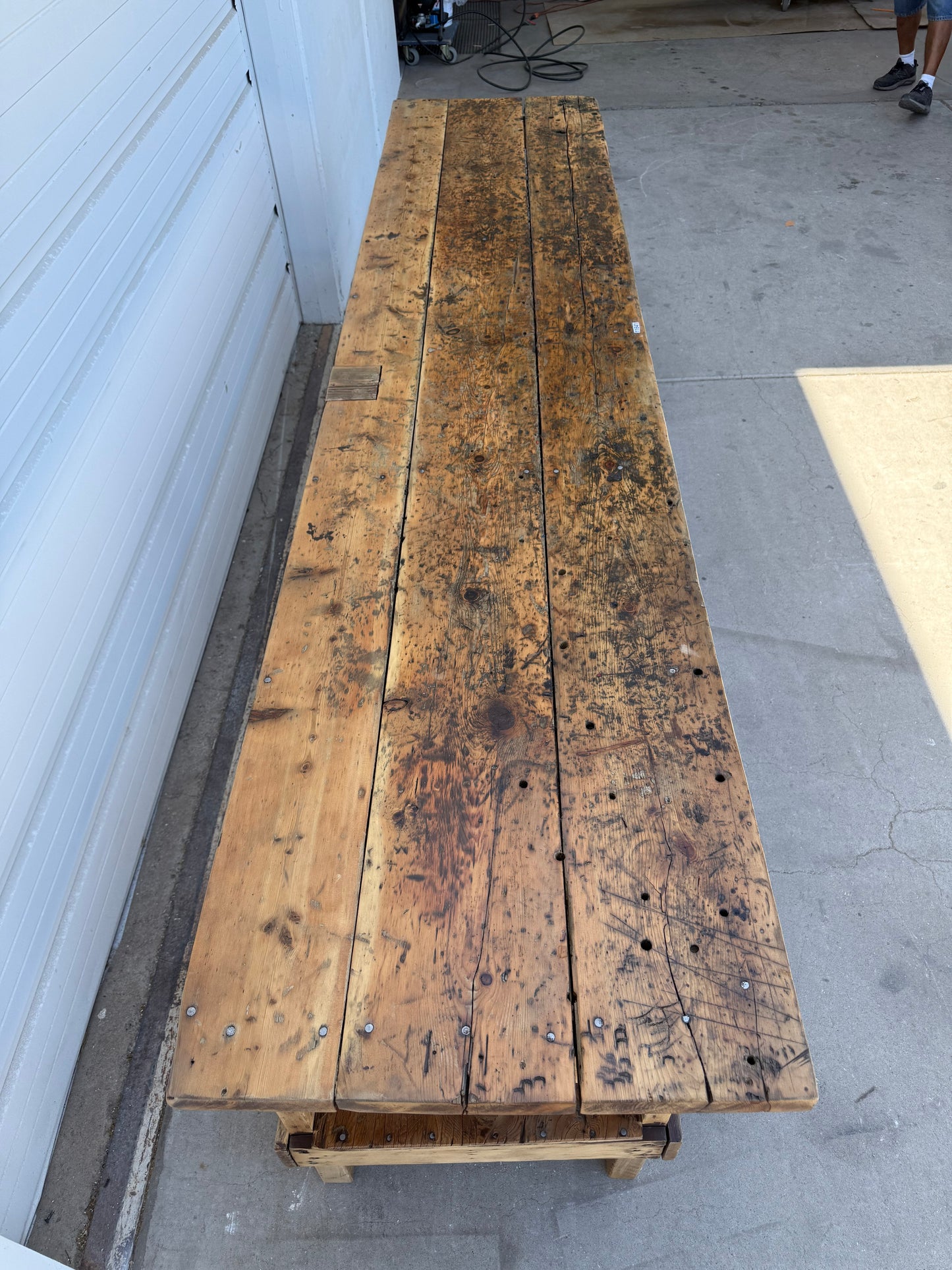 Distressed Farmhouse Work Table