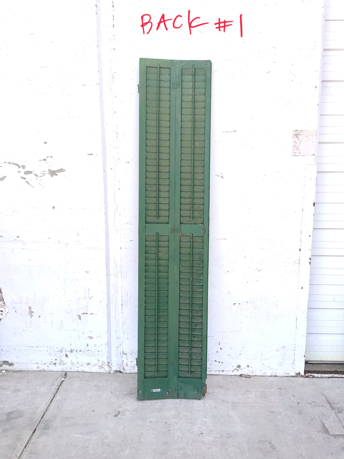 Tall Green Shutter