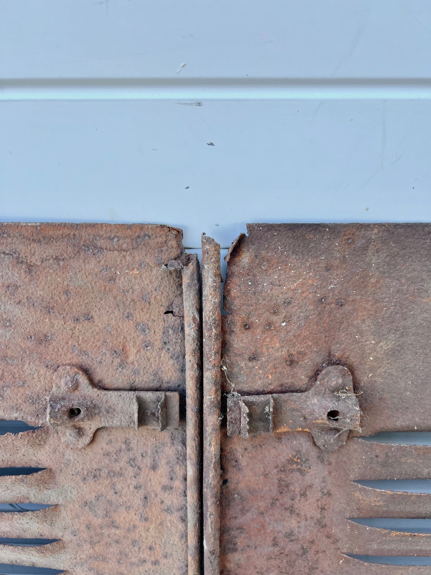 Pair of Iron Shutters