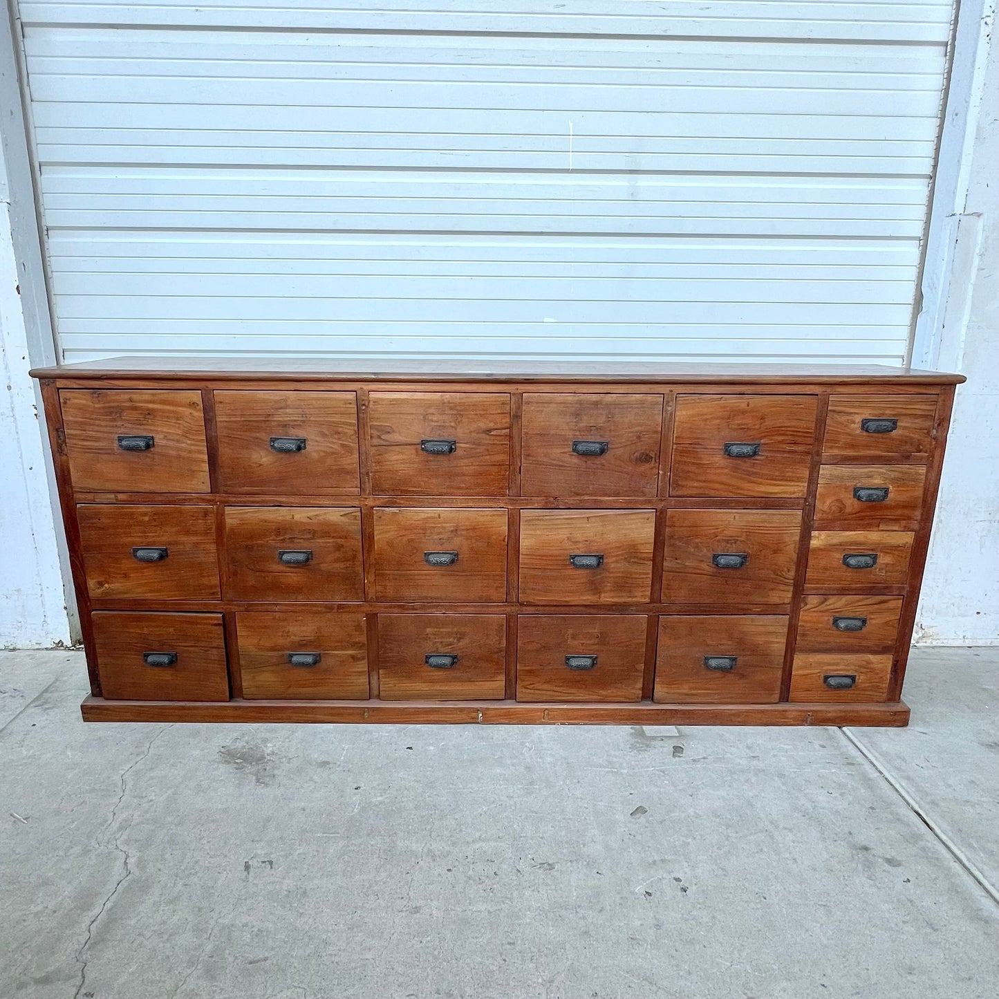 Wood Cabinet with 20 Drawers