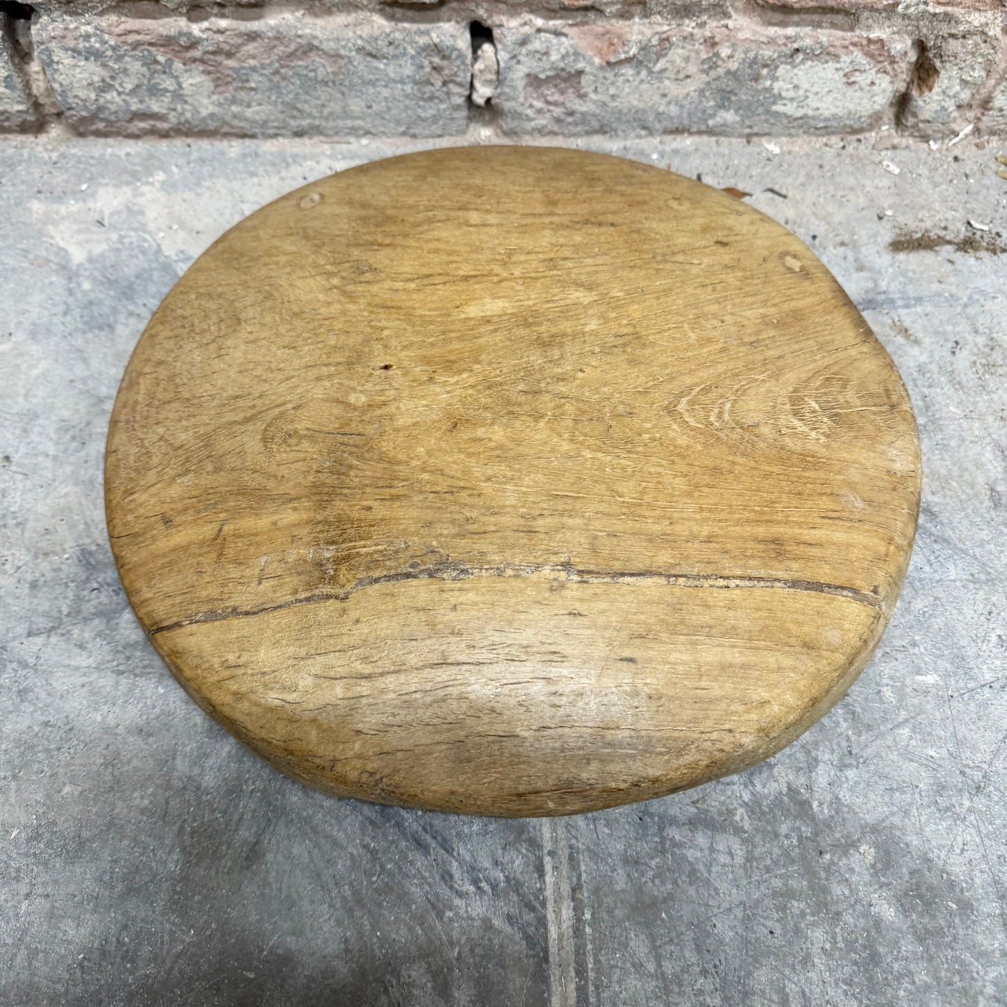 Hand Carved Wooden Plate