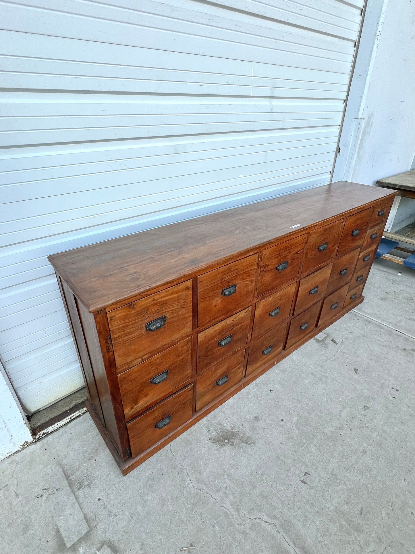 Wood Cabinet with 20 Drawers