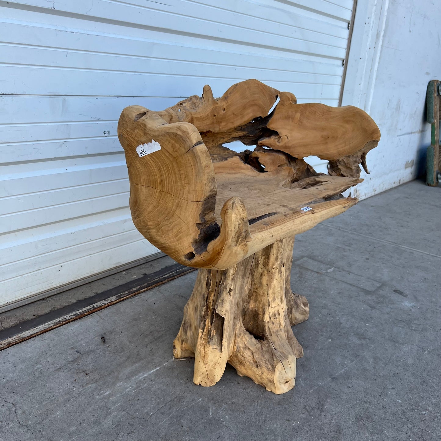 Primitive Wooden Stump/Root Chair