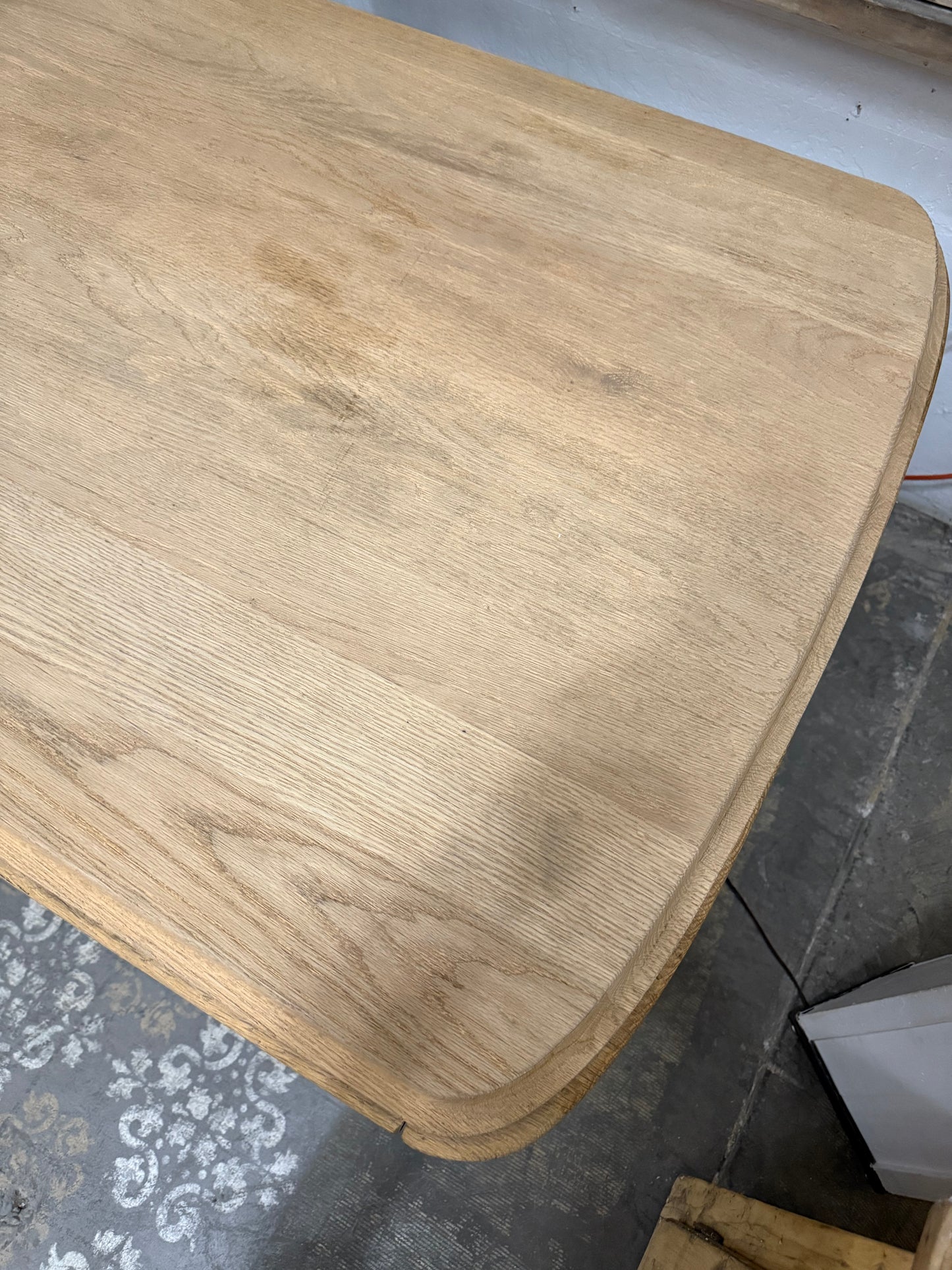 Belgian Dining Table with Rounded Corners