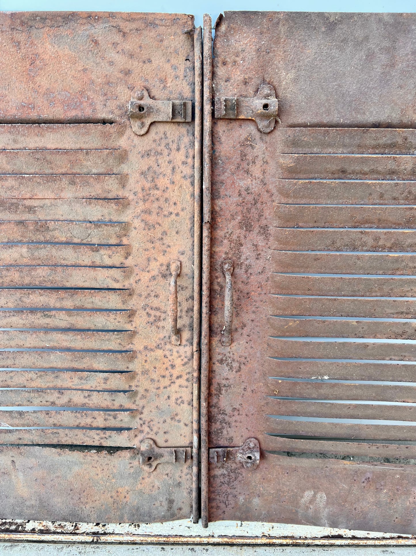Pair of Iron Shutters