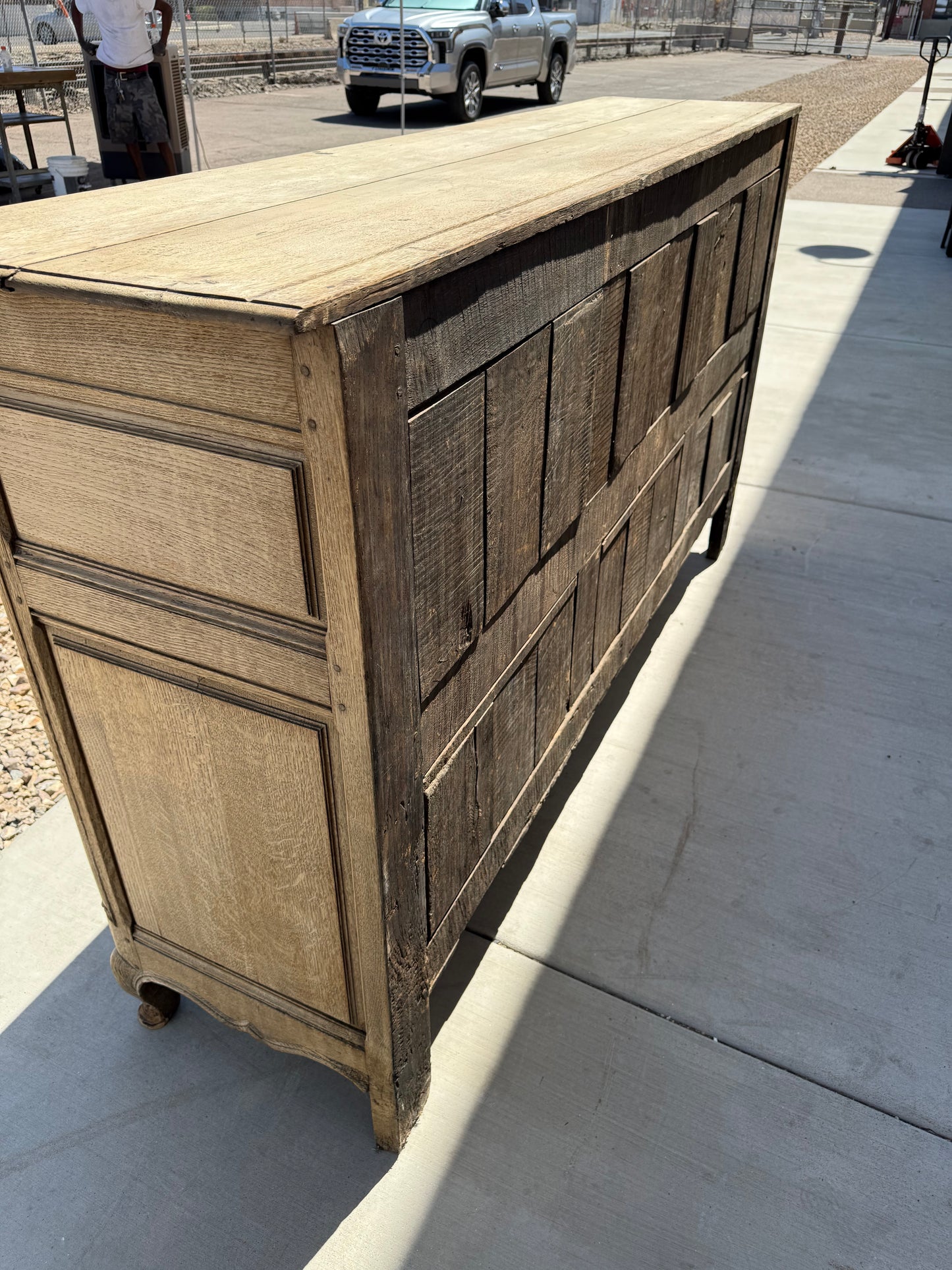 French Bleached Oak Sideboard