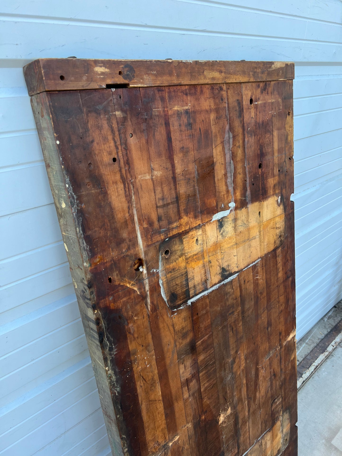 Antique Wooden Work Table Top