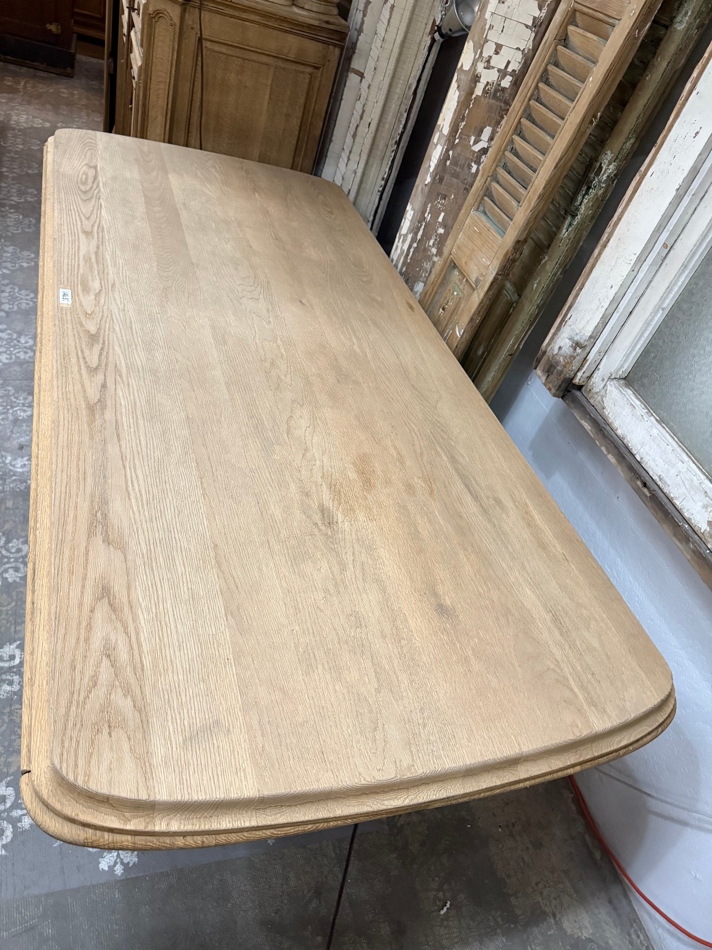 Belgian Dining Table with Rounded Corners
