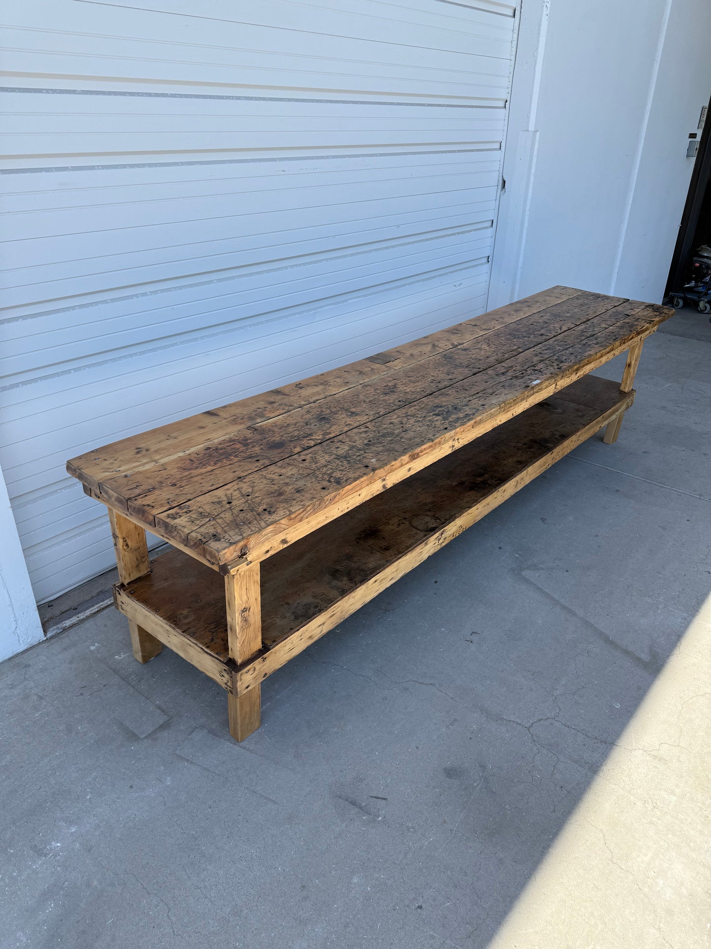 Distressed Farmhouse Work Table