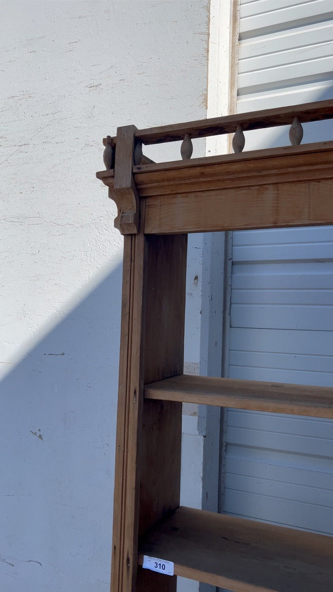 General Store Two Piece Antique Display Cabinet