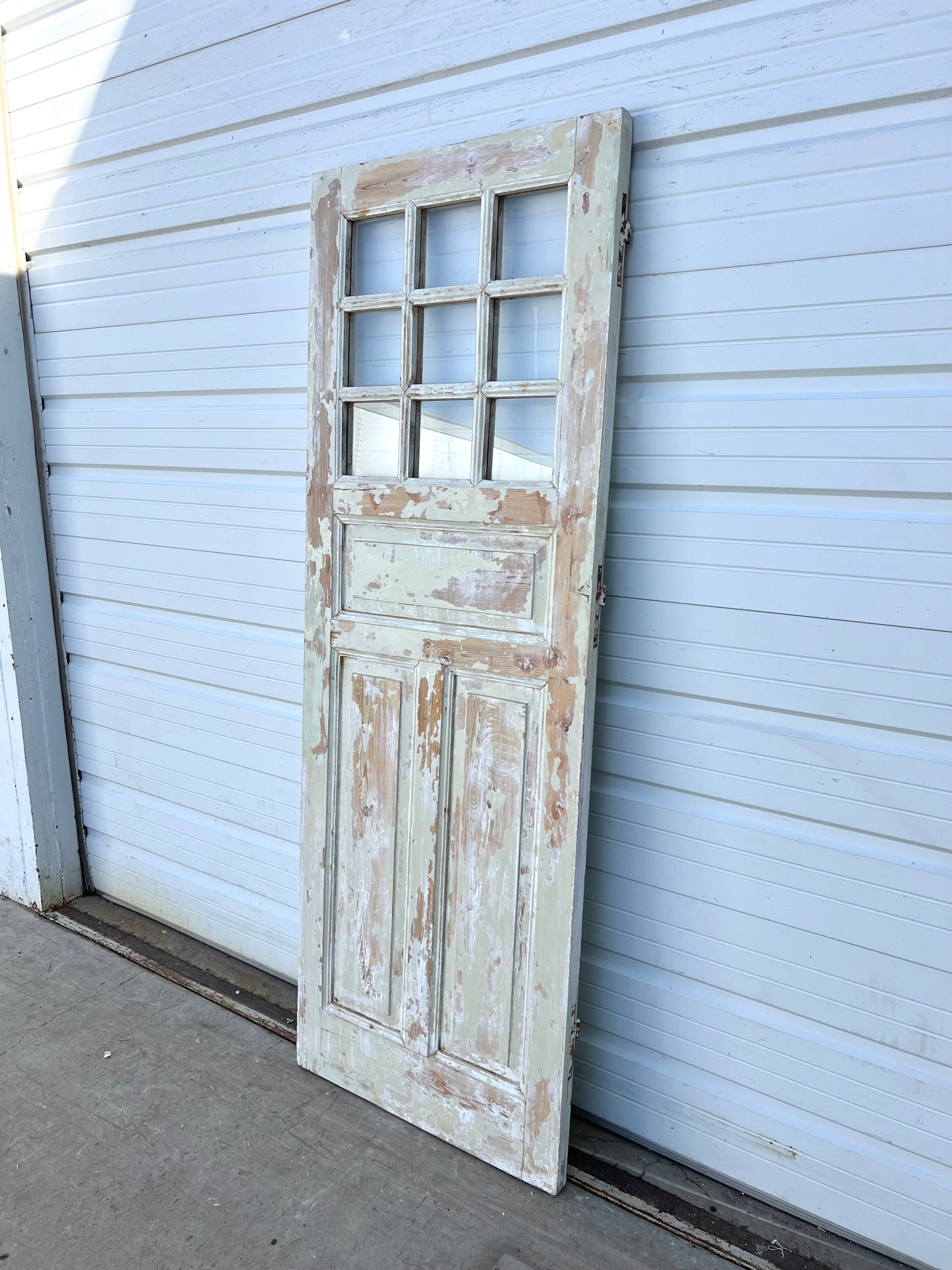 Single Painted French Door w/9 Glass Lites