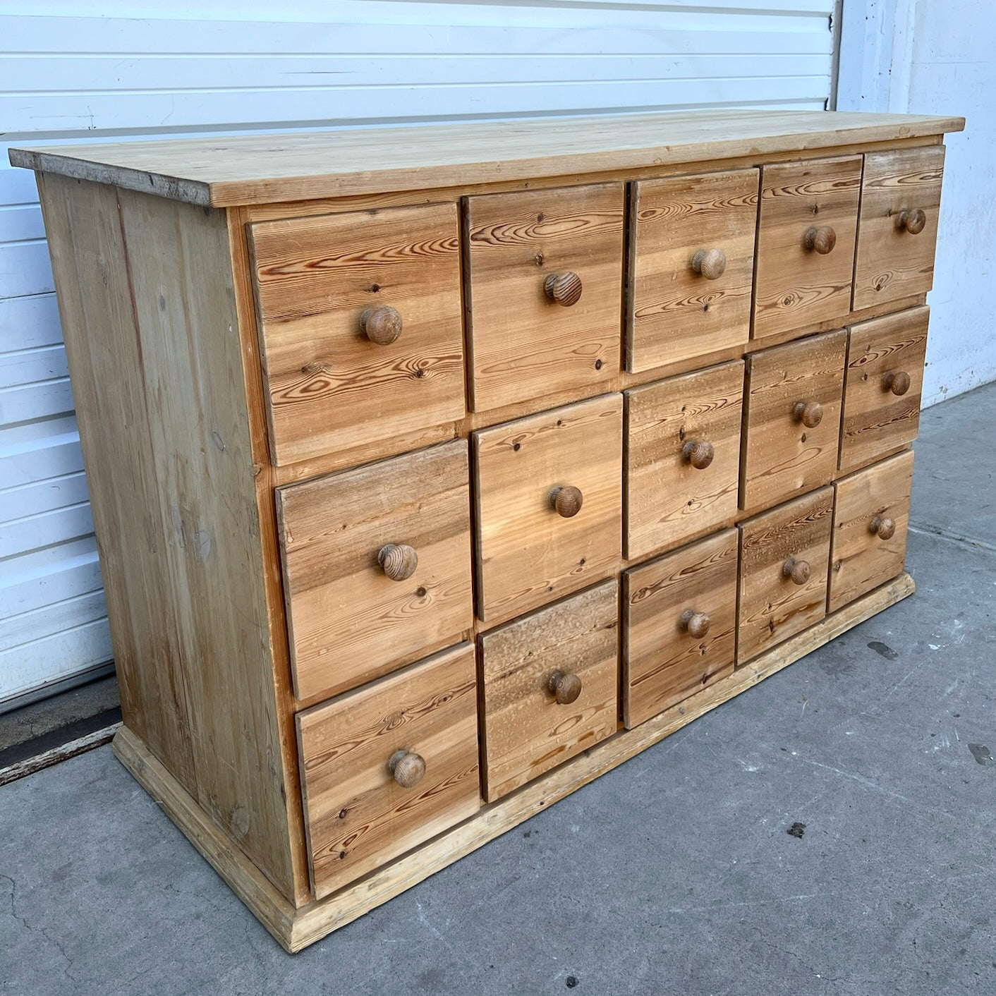 Danish Pine Apothecary Cabinet