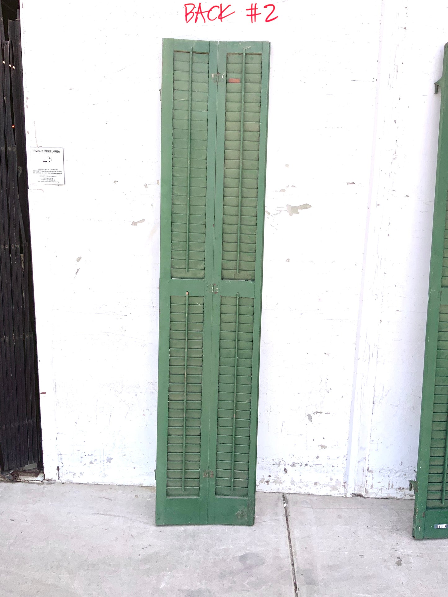 Tall Green Shutter