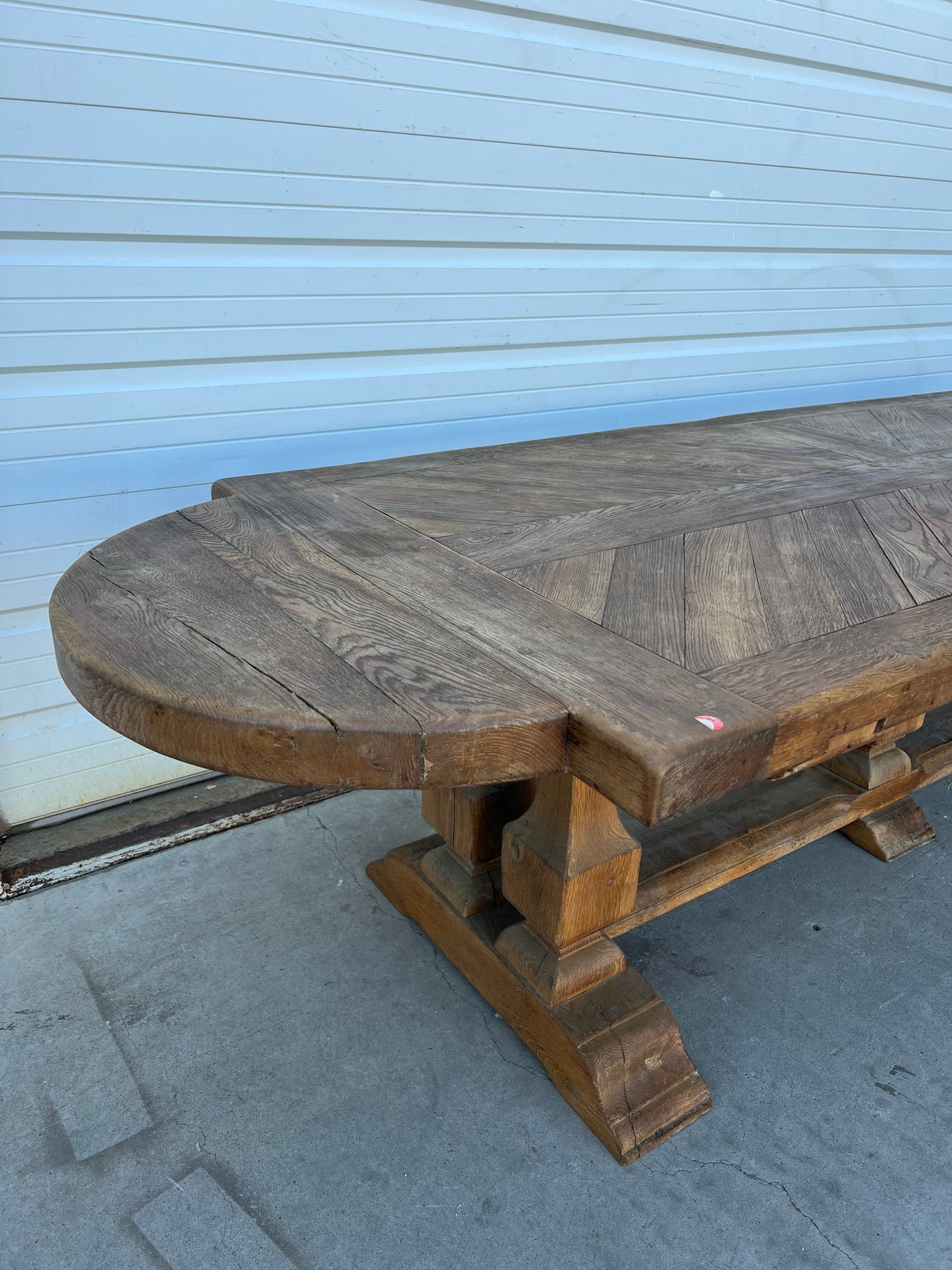 French Oak Dining Table