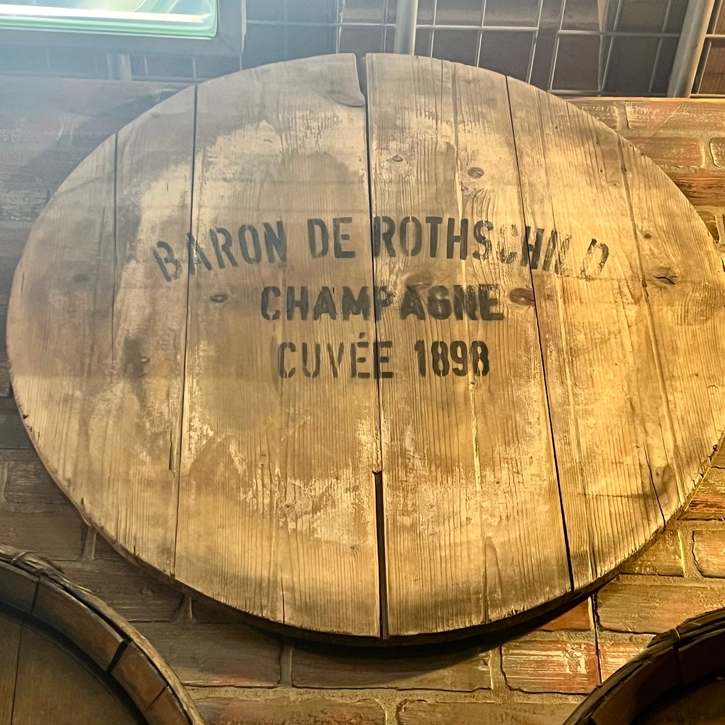 French Wine/Champagne Barrel Top