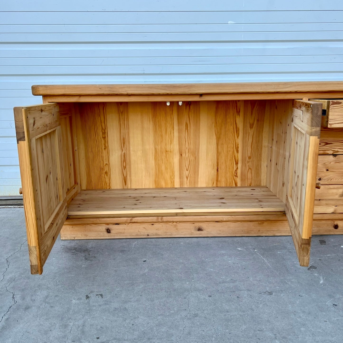 Danish Pine Store Counter / Sideboard