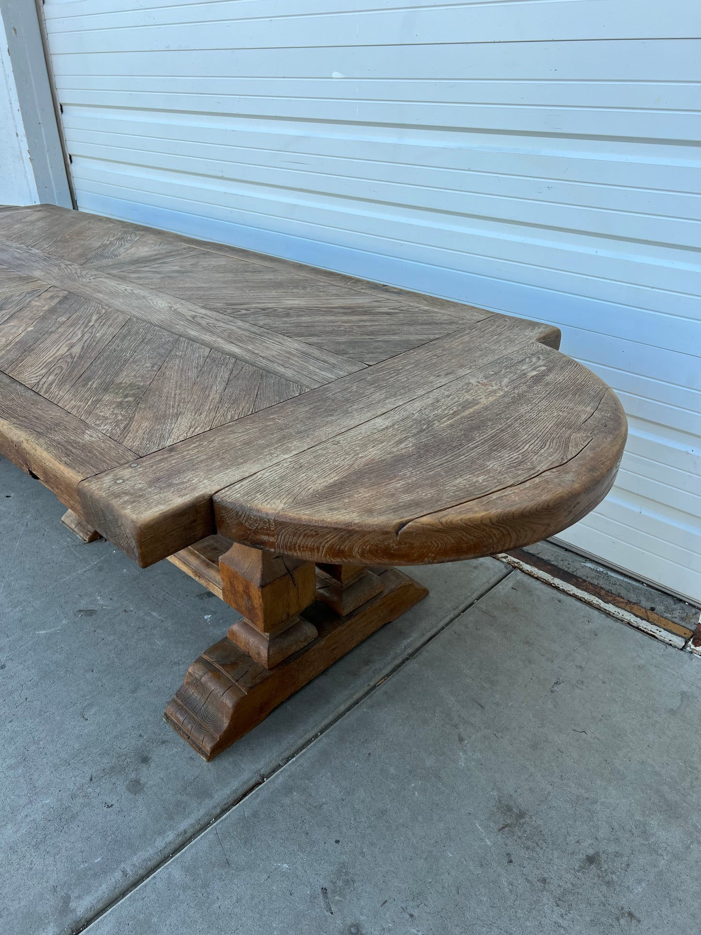 French Oak Dining Table