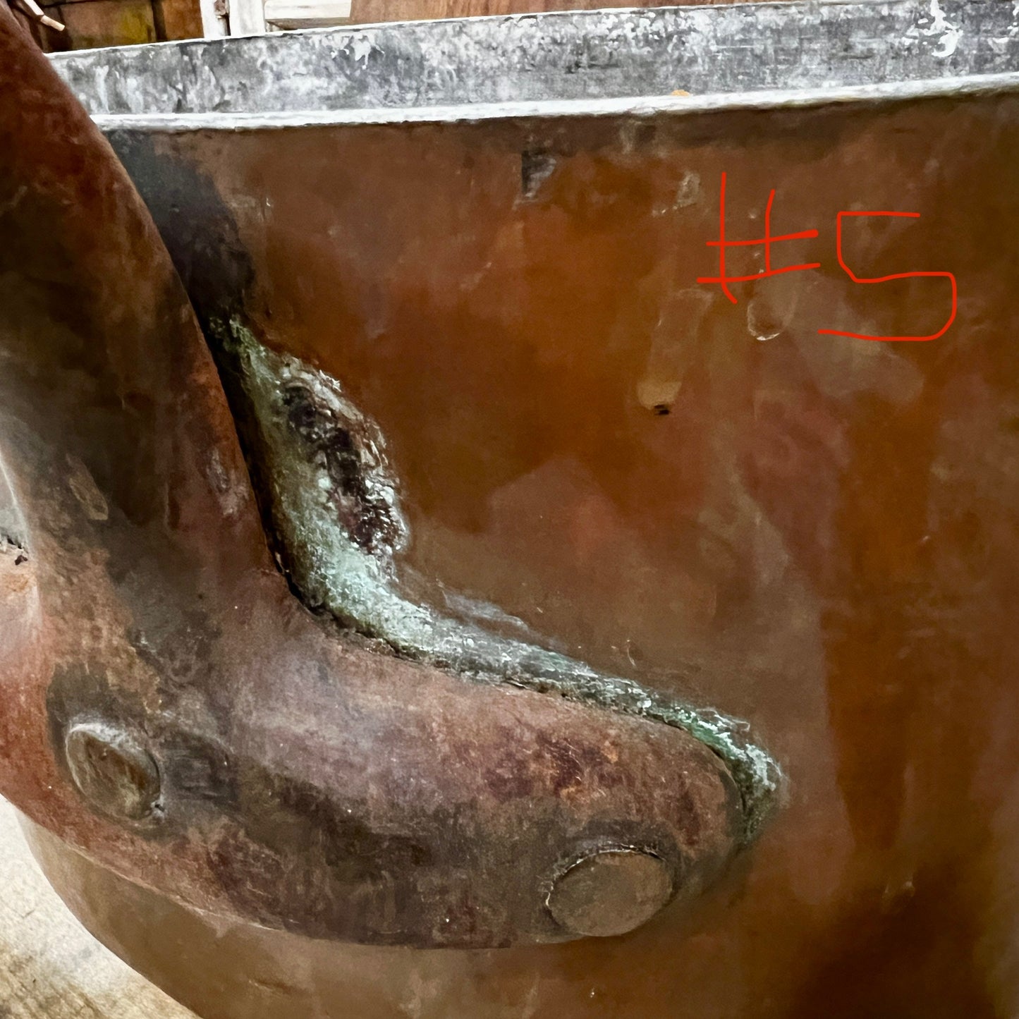 Decorative Large French Copper Pan