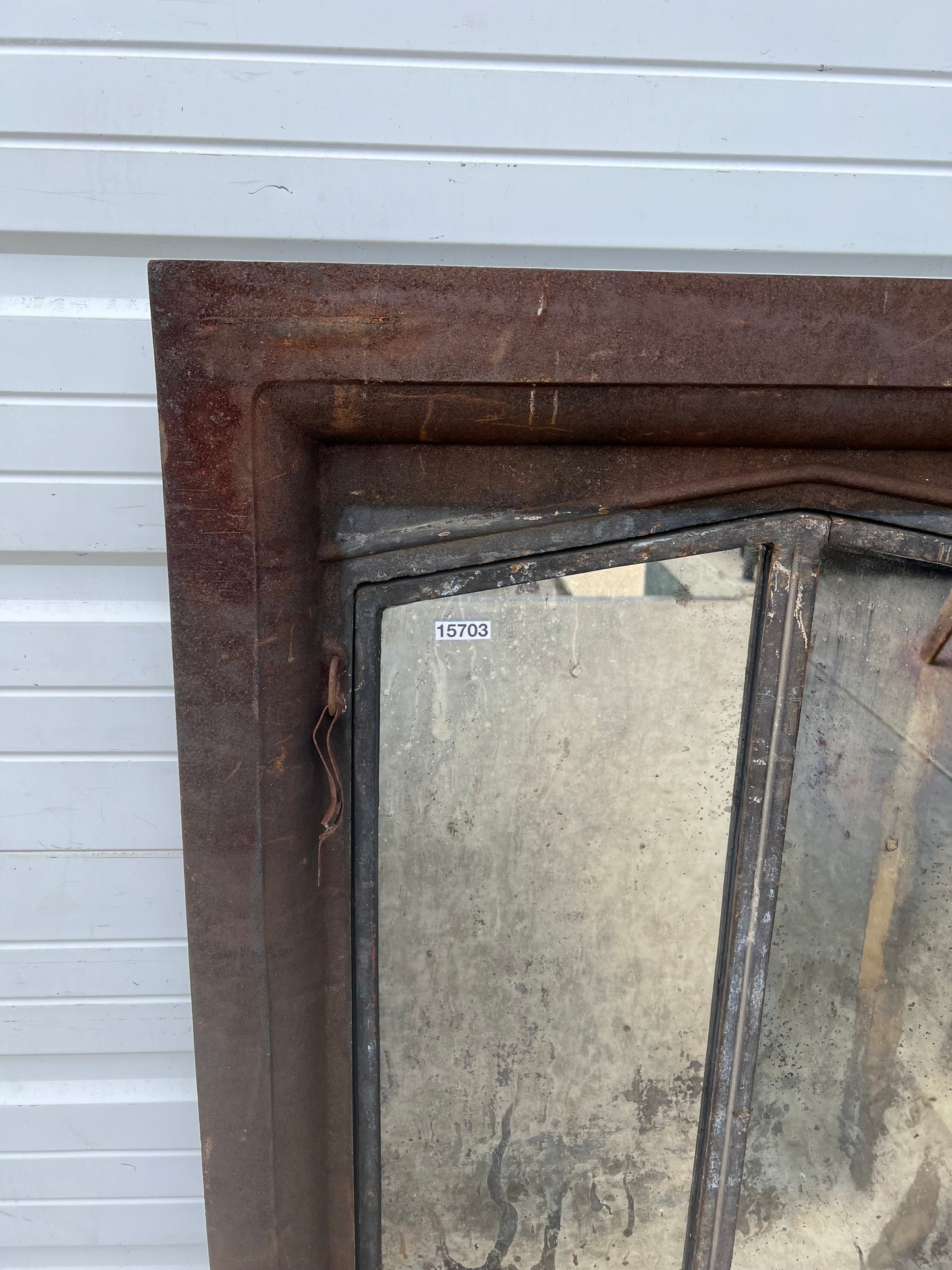 Rectangular Iron Mirrored 2 Pane Window