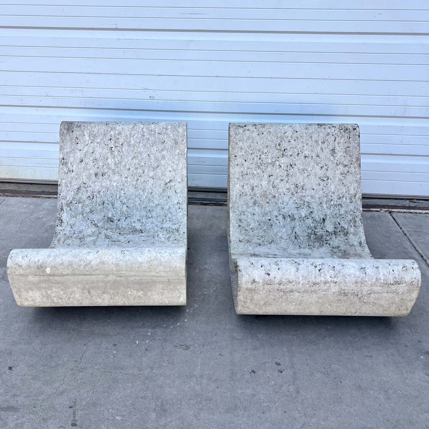 Pair of Willy Guhl Loop Chairs