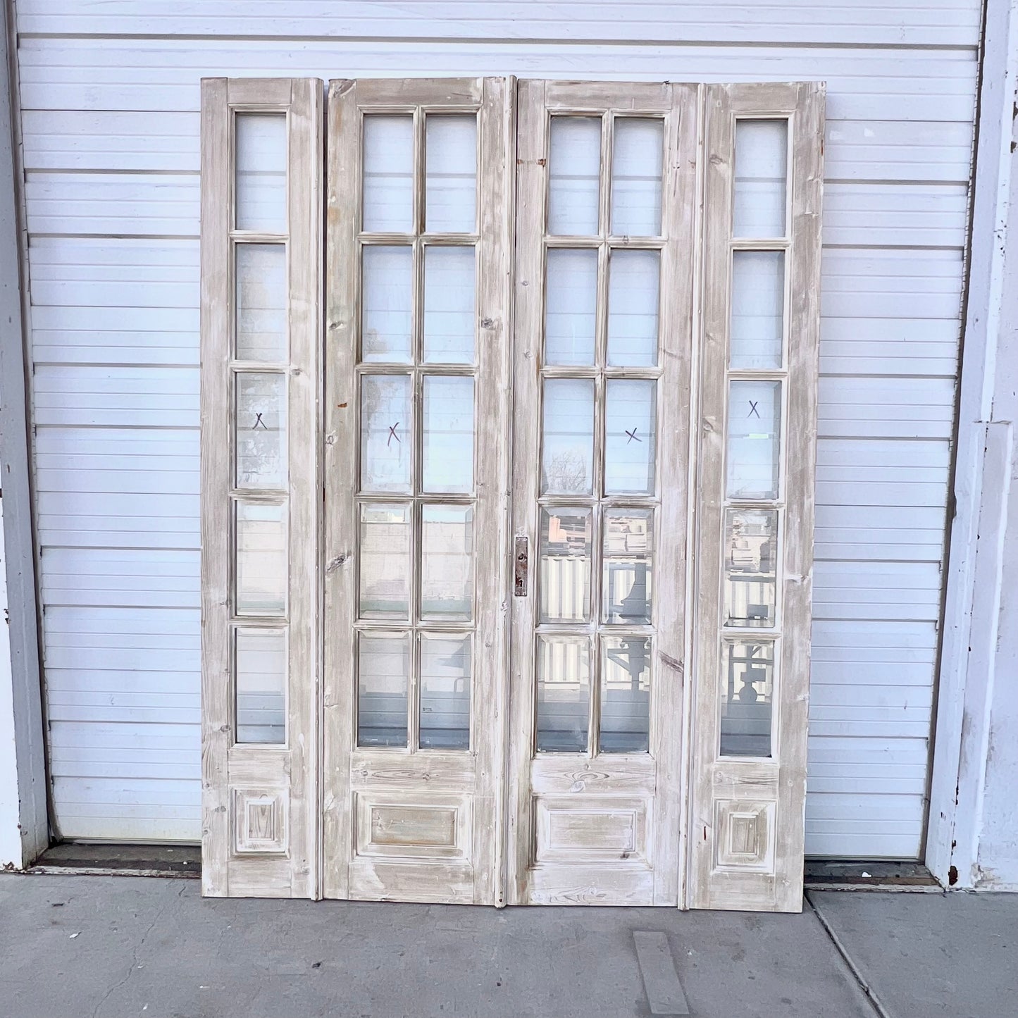 Set of Washed Doors w/30 Lites