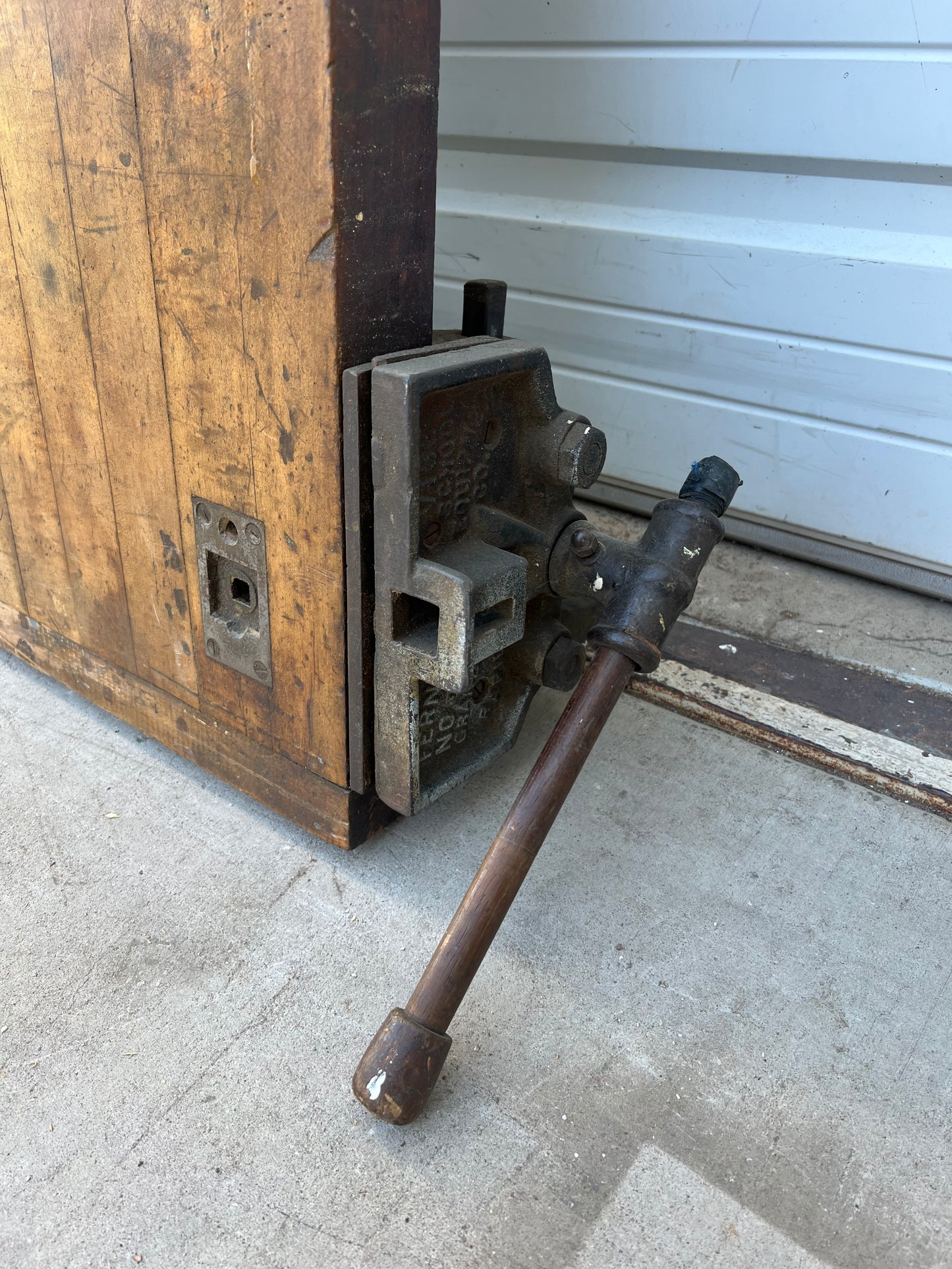 Antique Wooden Work Table Top