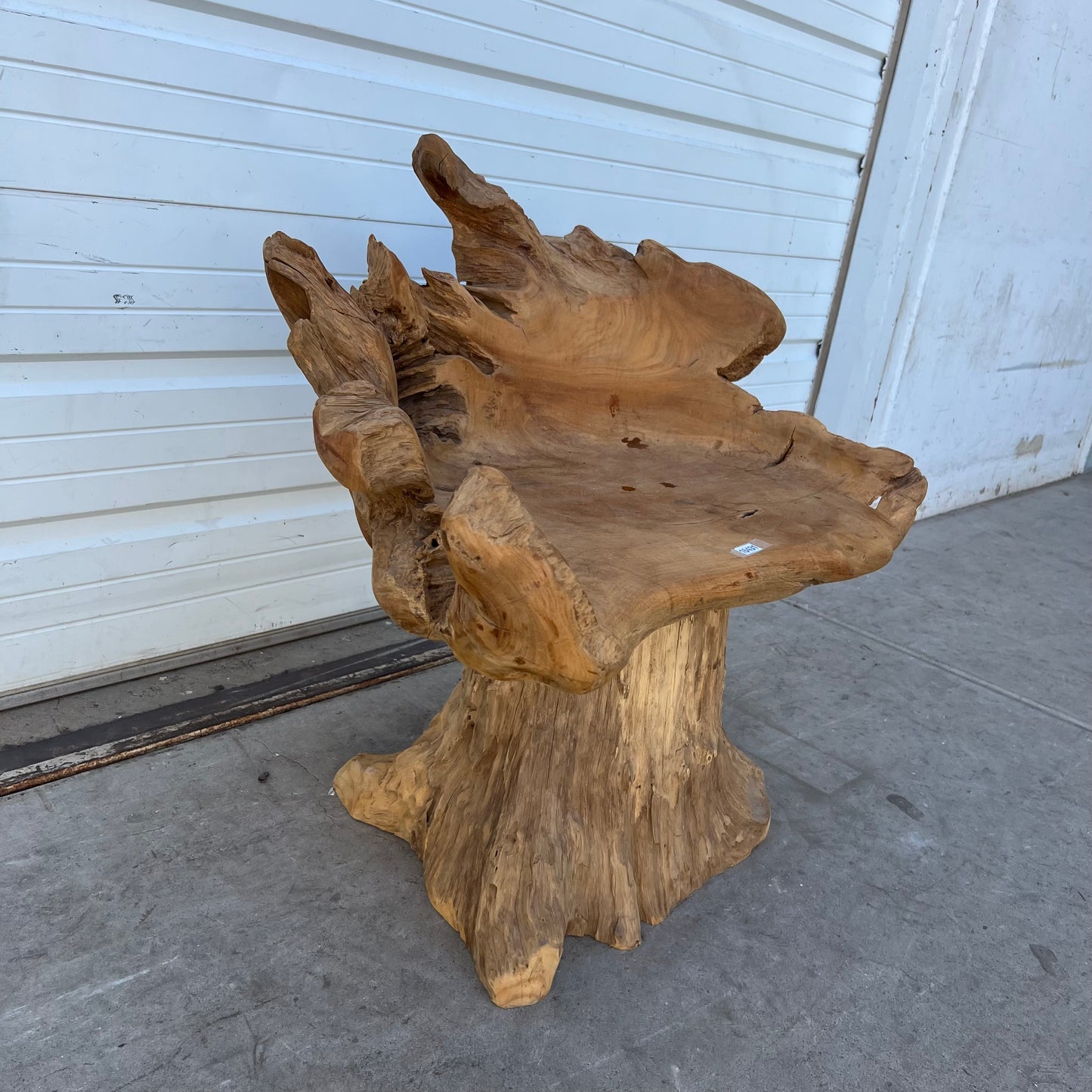 Primitive Wooden Stump/Root Chair
