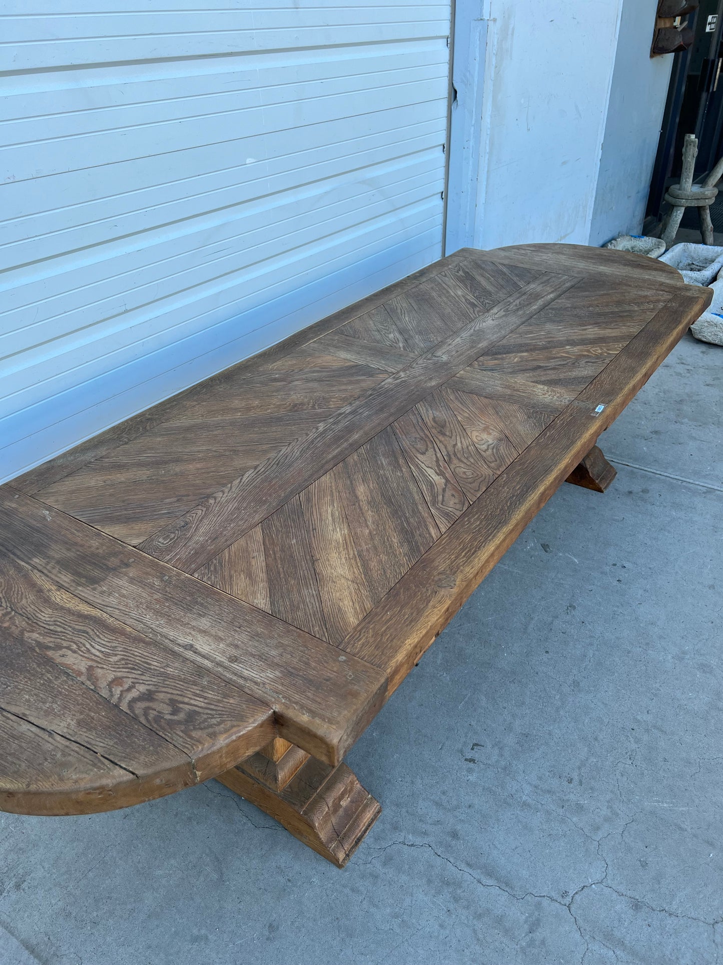 French Oak Dining Table