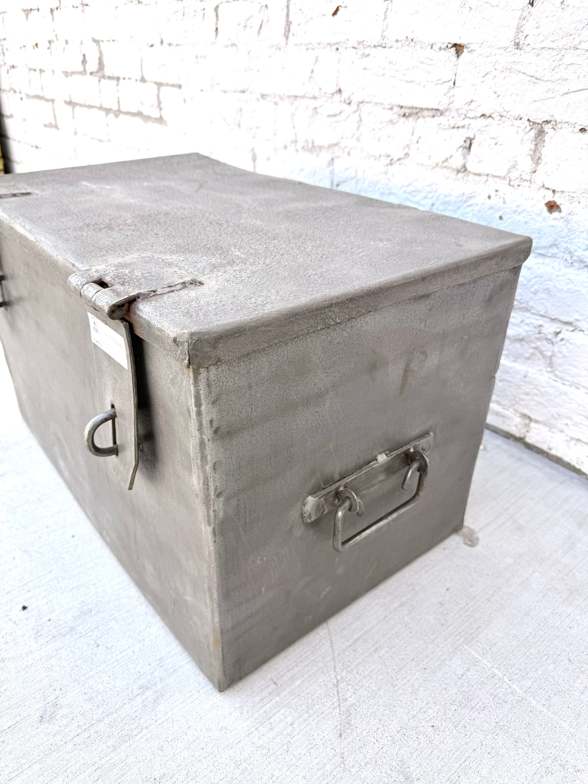 Vintage Steel Storage Box
