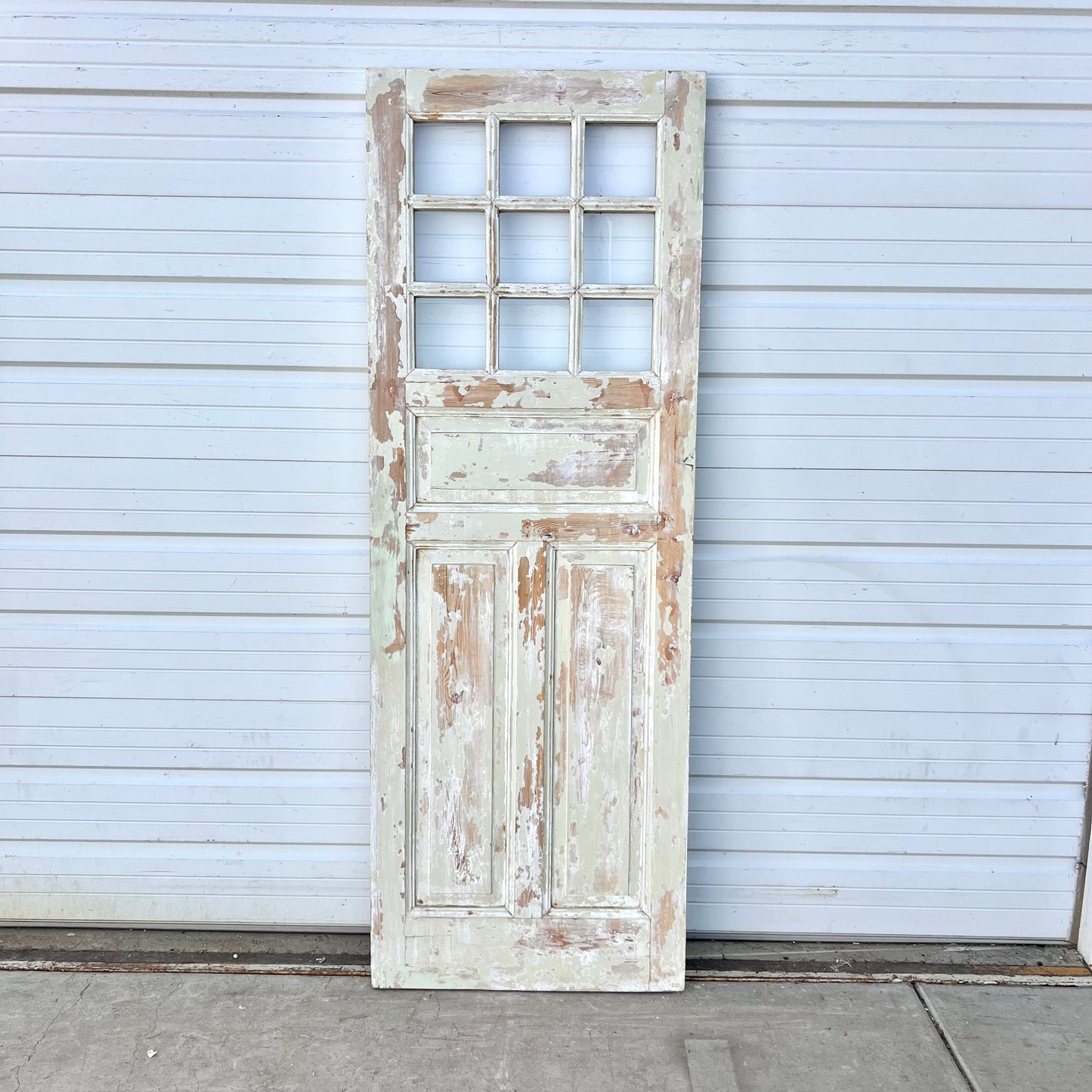 Single Painted French Door w/9 Glass Lites