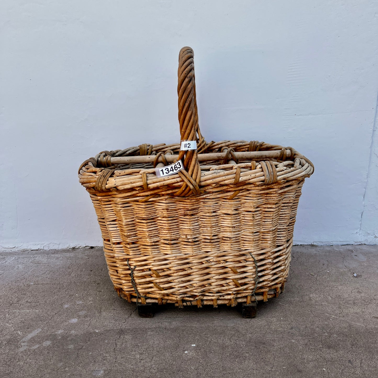 Wicker Champagne Bottle Carrier