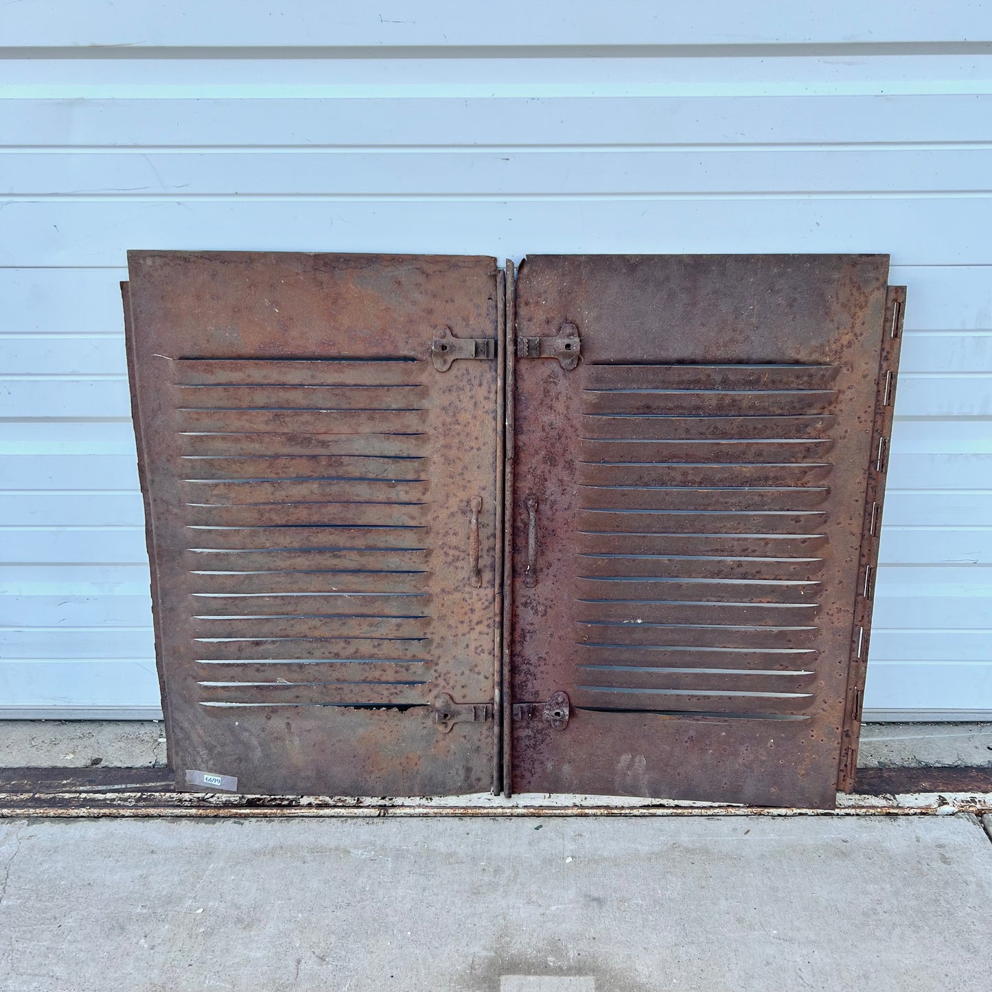 Pair of Iron Shutters