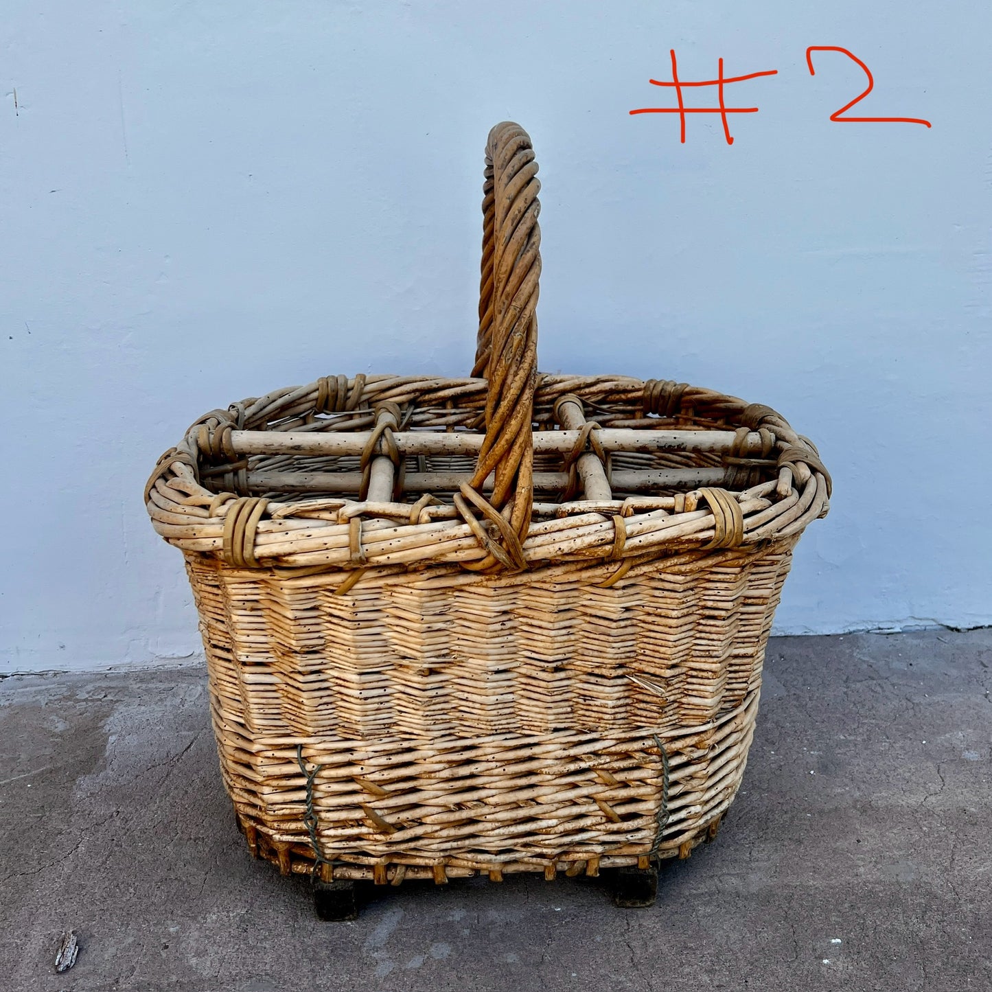 Wicker Champagne Bottle Carrier